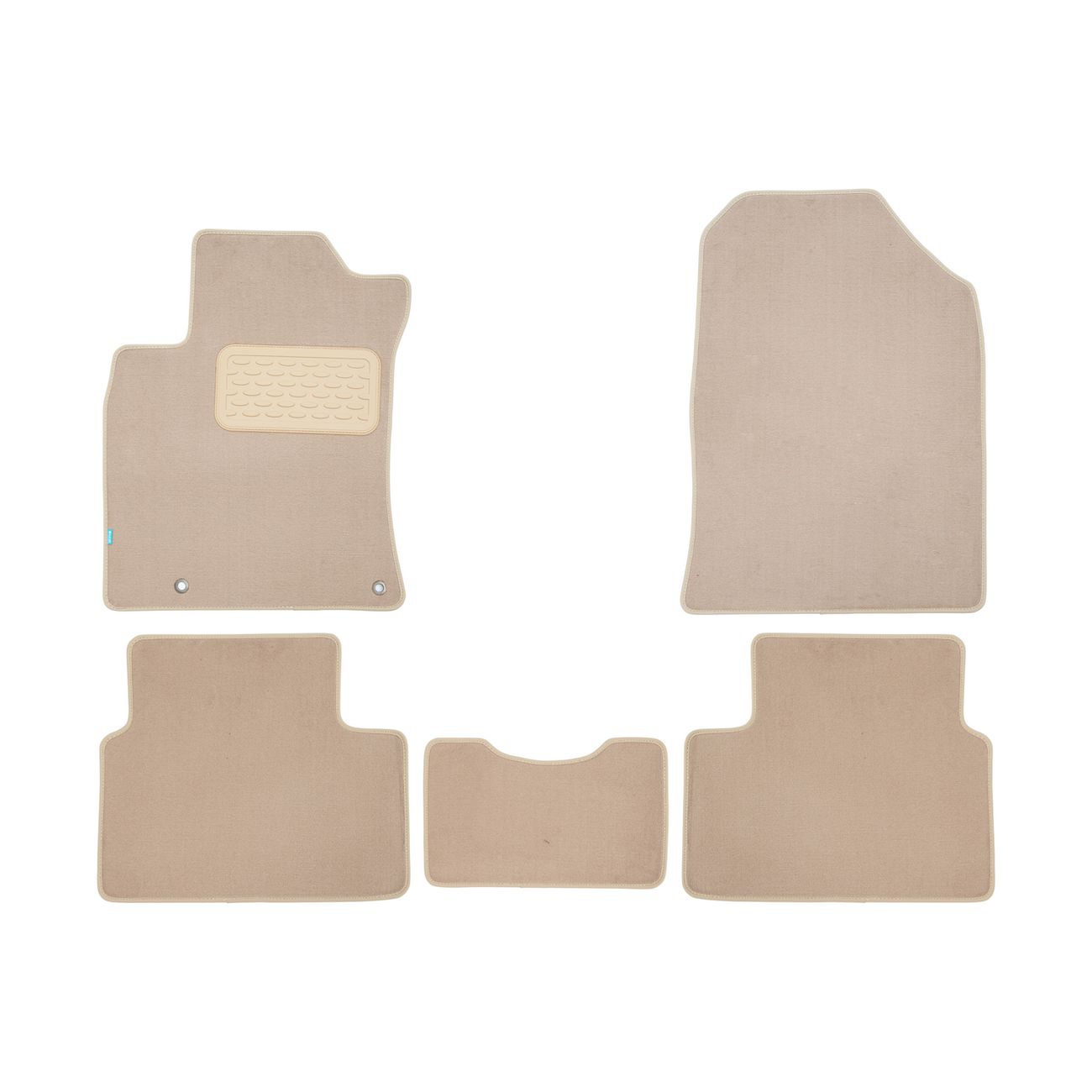 Коврики в салон Klever Premium KIA Ceed 2018+, хэтчбек 5шт., бежевый