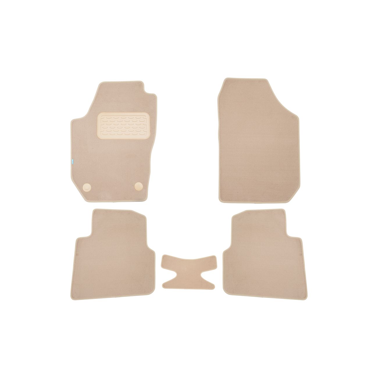 Коврики в салон Klever Premium KIA Ceed АКПП 2012-2018 х-б/унив. 5шт,беж