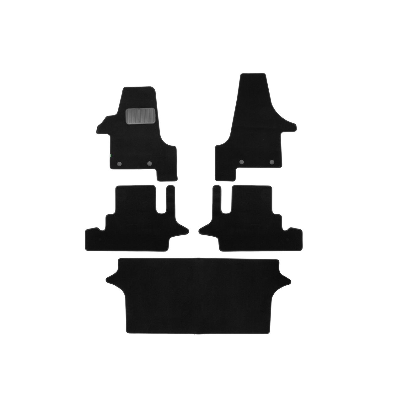 Коврики в салон Klever Standard VW Multivan Highline АКПП 2003+, 5шт.