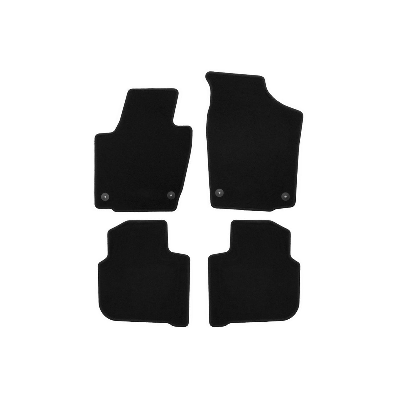 Коврики в салон Klever Econom SKODA Rapid 2012+, седан 4шт.