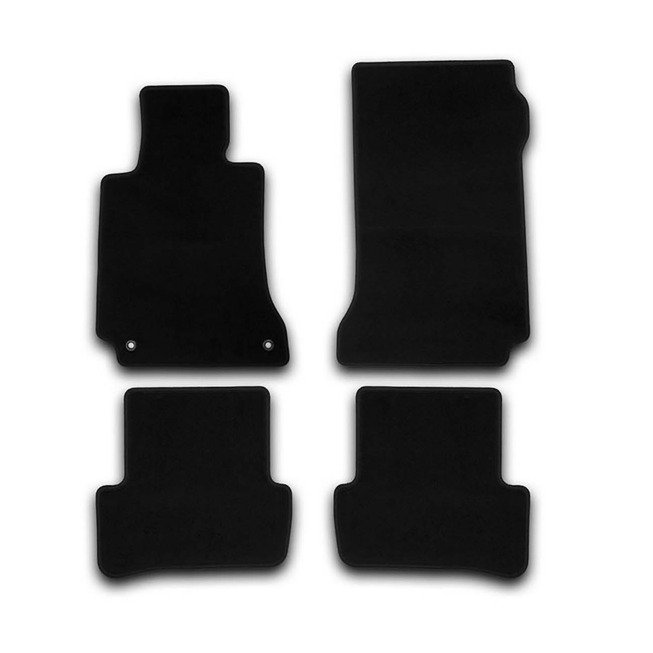 Коврики в салон Klever Econom MERCEDES C-Class W204 АКПП 2007-14,сед,4шт