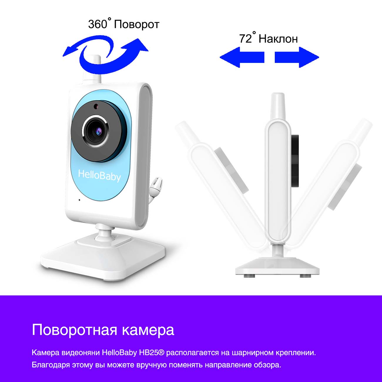 Видеоняня HelloBaby HB25
