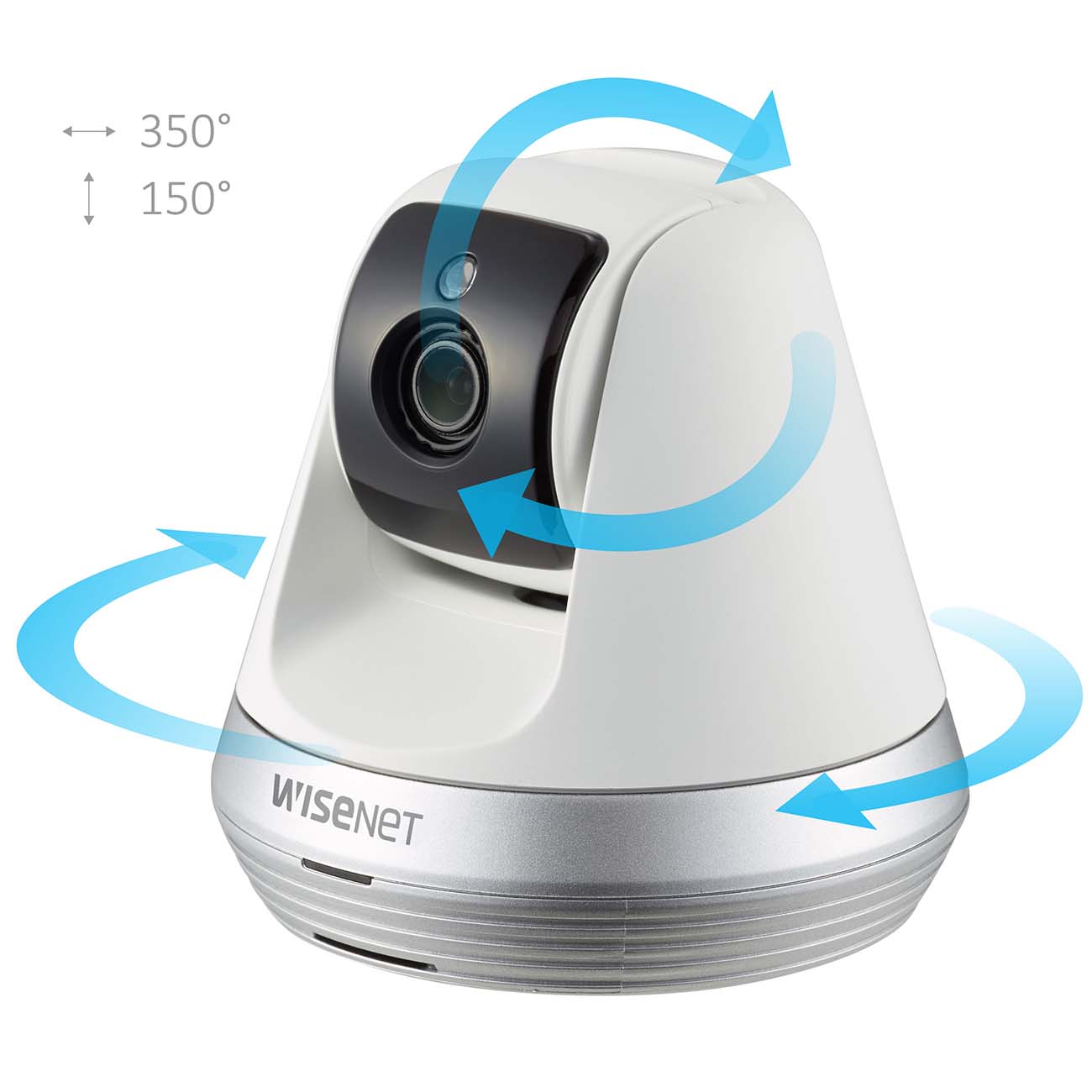 Видеоняня Wisenet SNH-V6410PNW SmartCam Wi-Fi