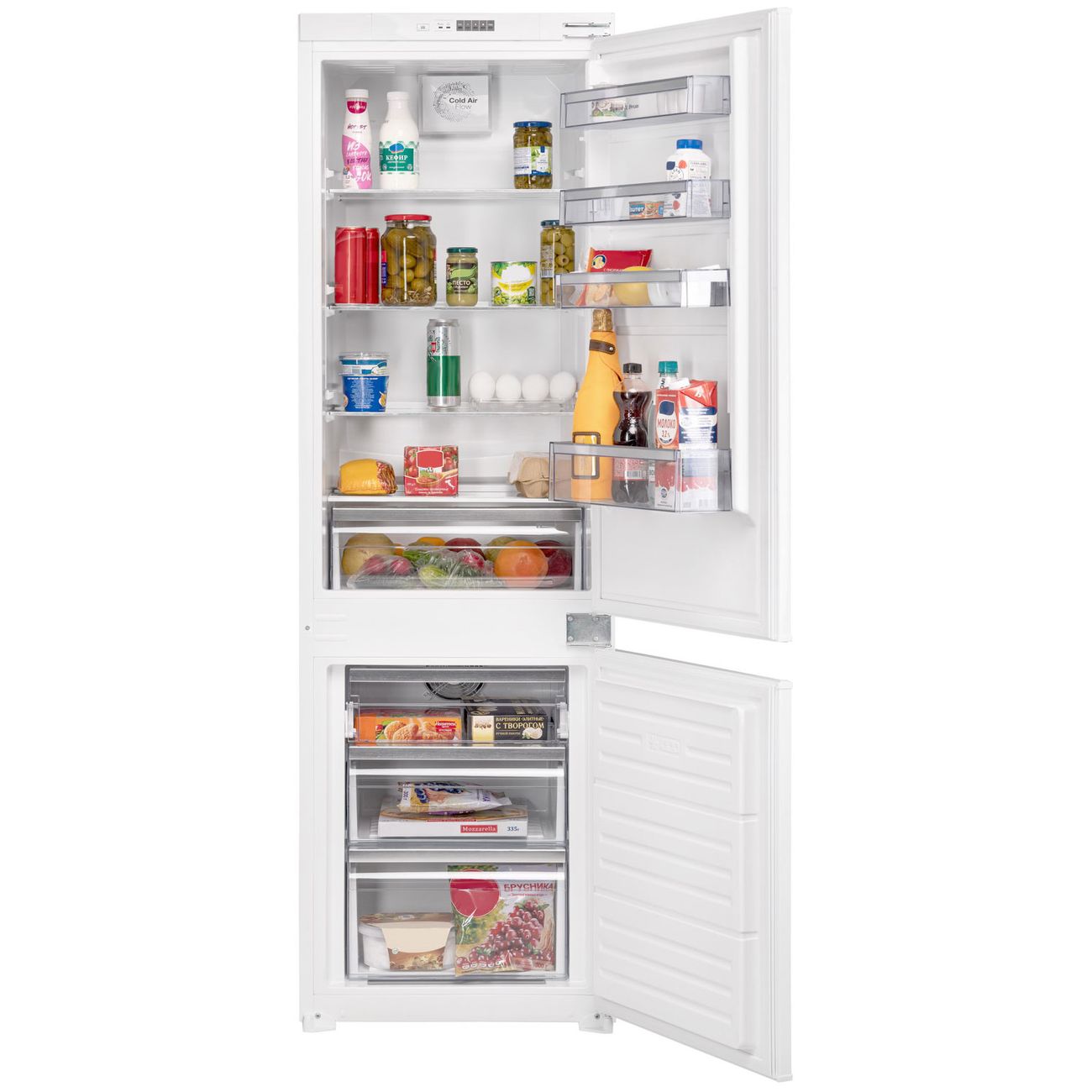 Встраиваемый холодильник однодверный Zigmund & Shtain BR 08.1781 SX