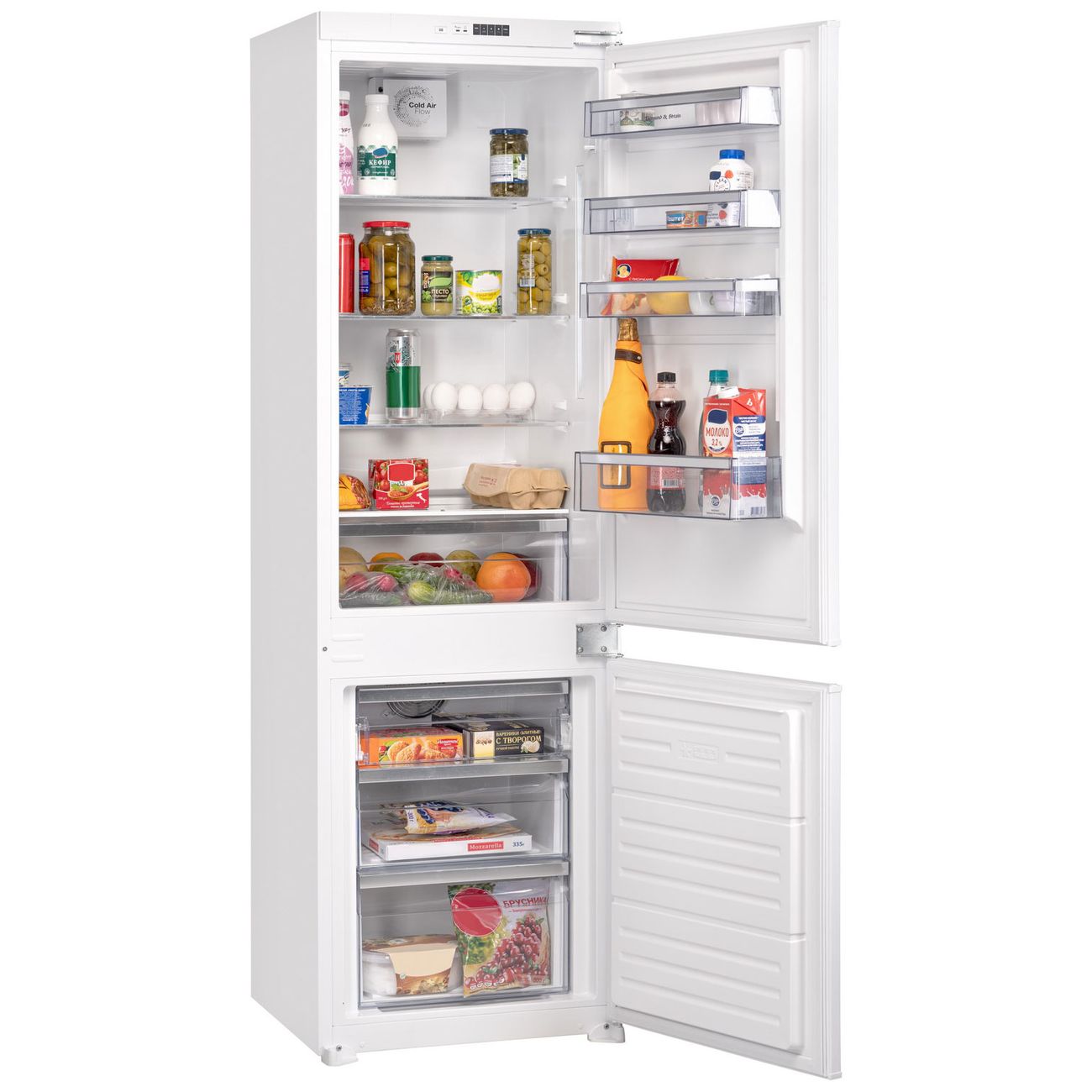 Встраиваемый холодильник однодверный Zigmund & Shtain BR 08.1781 SX