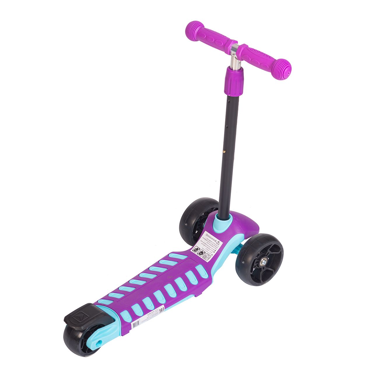 Самокат Mobile Kid Startico (SK103) Purple/Mint, подсветка колес