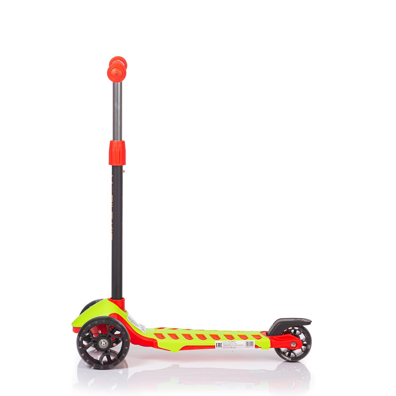 Самокат Mobile Kid Startico (SK103) Red/Green, подсветка колес