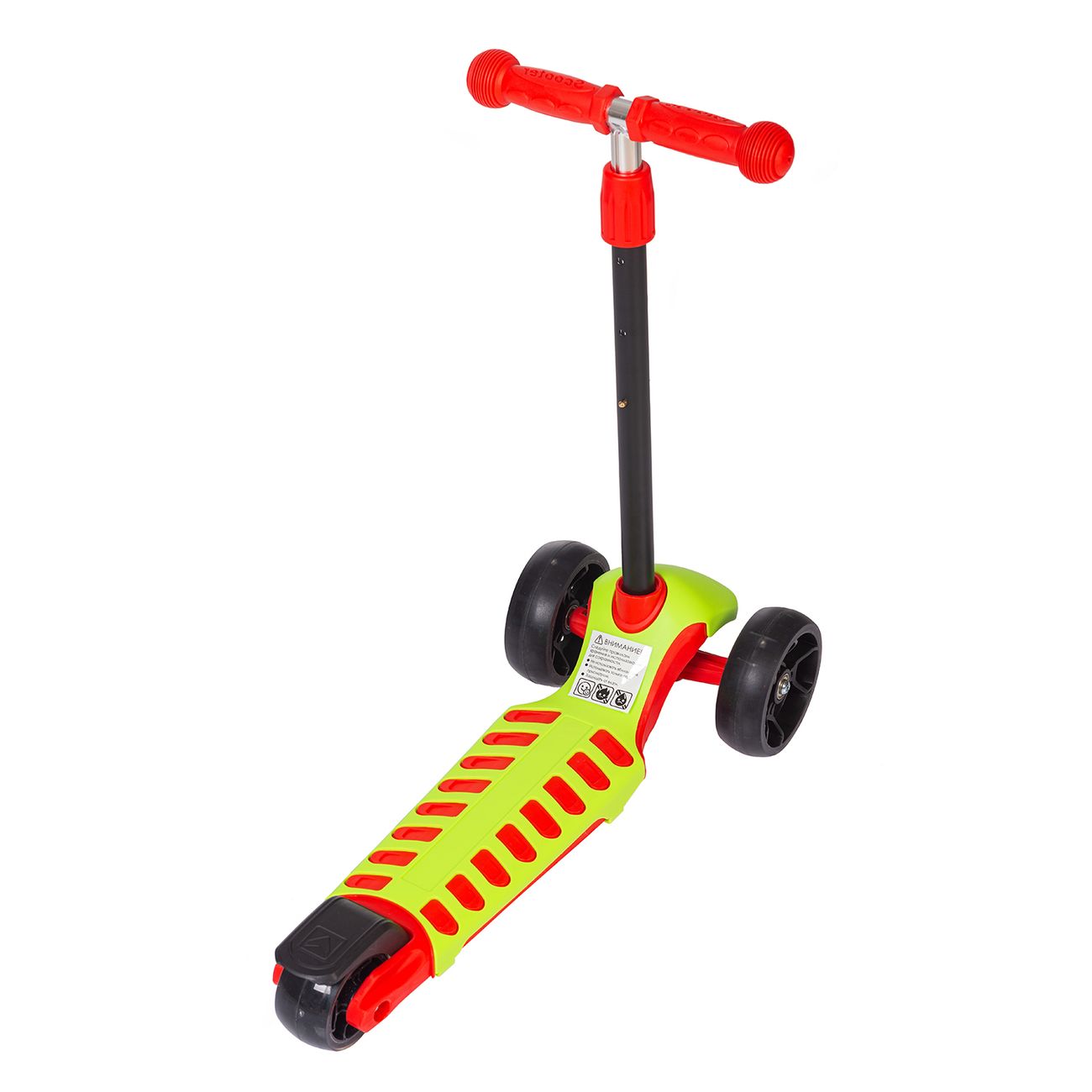 Самокат Mobile Kid Startico (SK103) Red/Green, подсветка колес