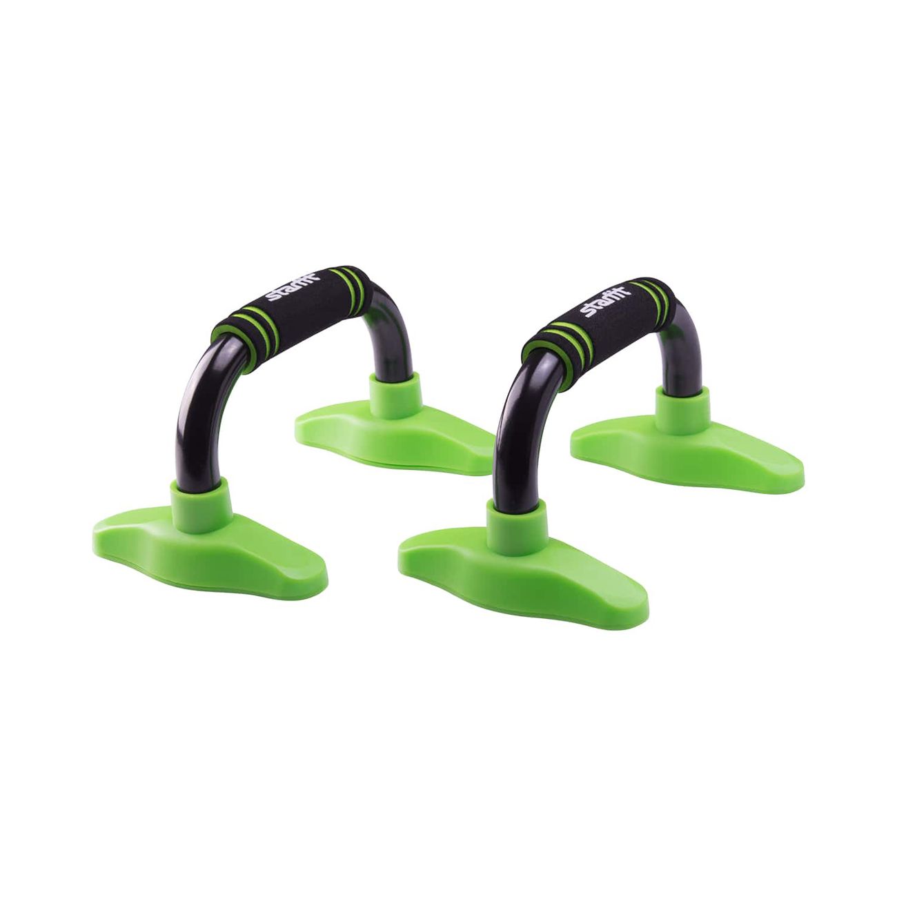 Упоры Starfit BA-302 Классические, черный/зеленый (УТ-00007324)