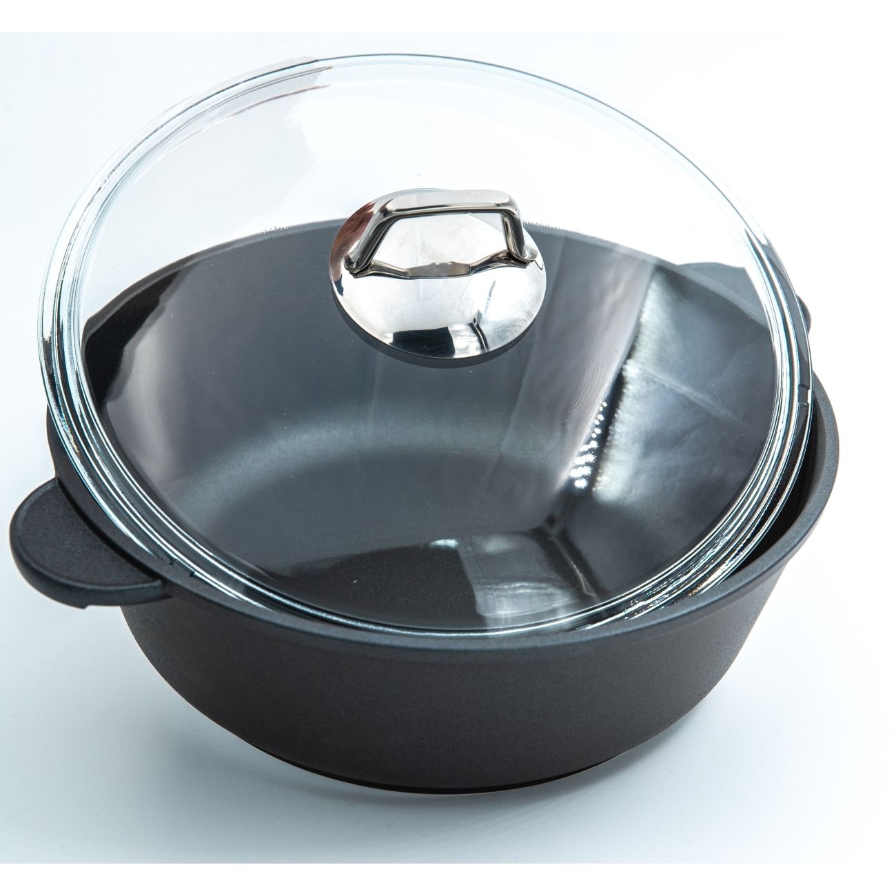 Жаровня Victoria Престиж 3.5л 26см с крышкой (Р1026G)