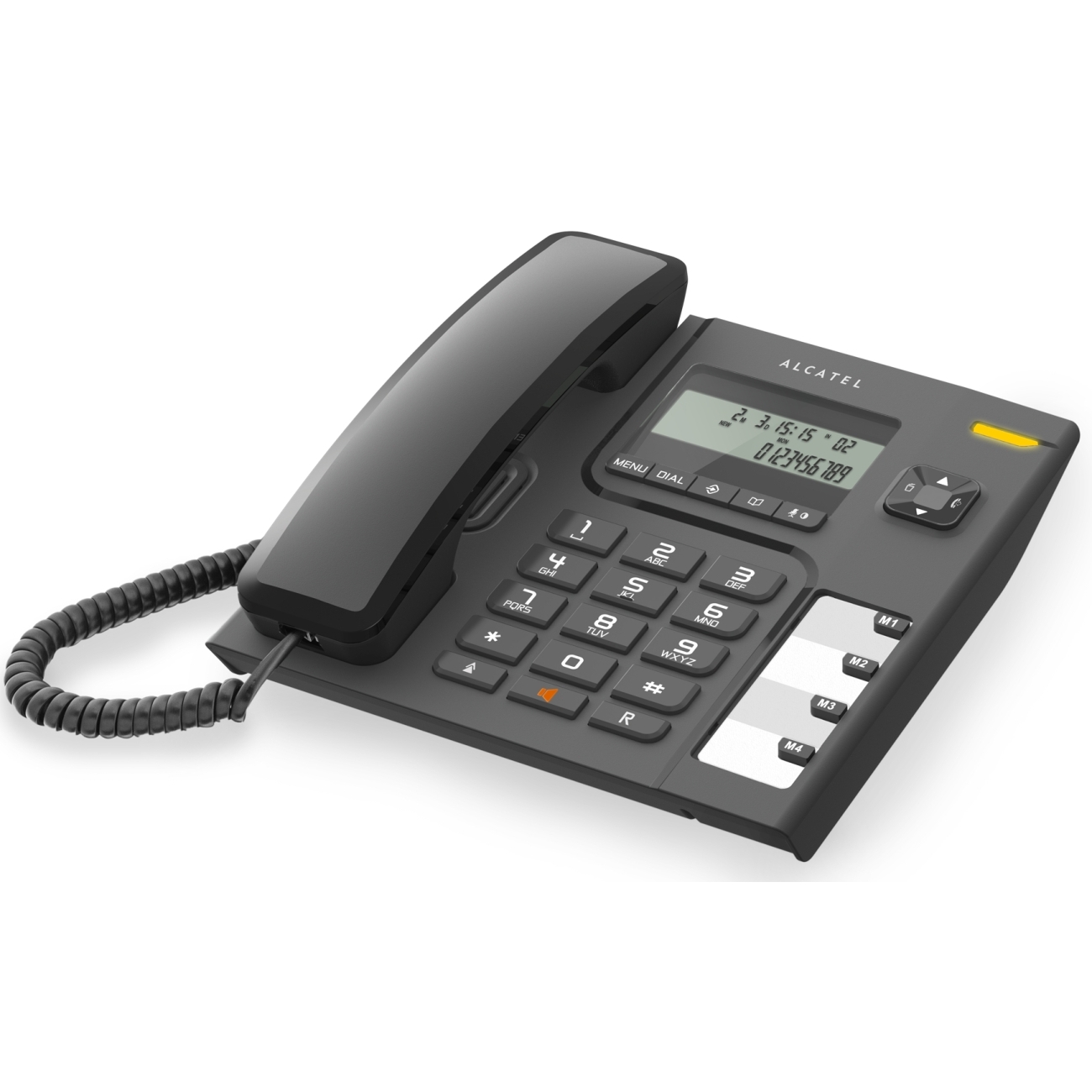 Телефон проводной Alcatel T56 Black фото