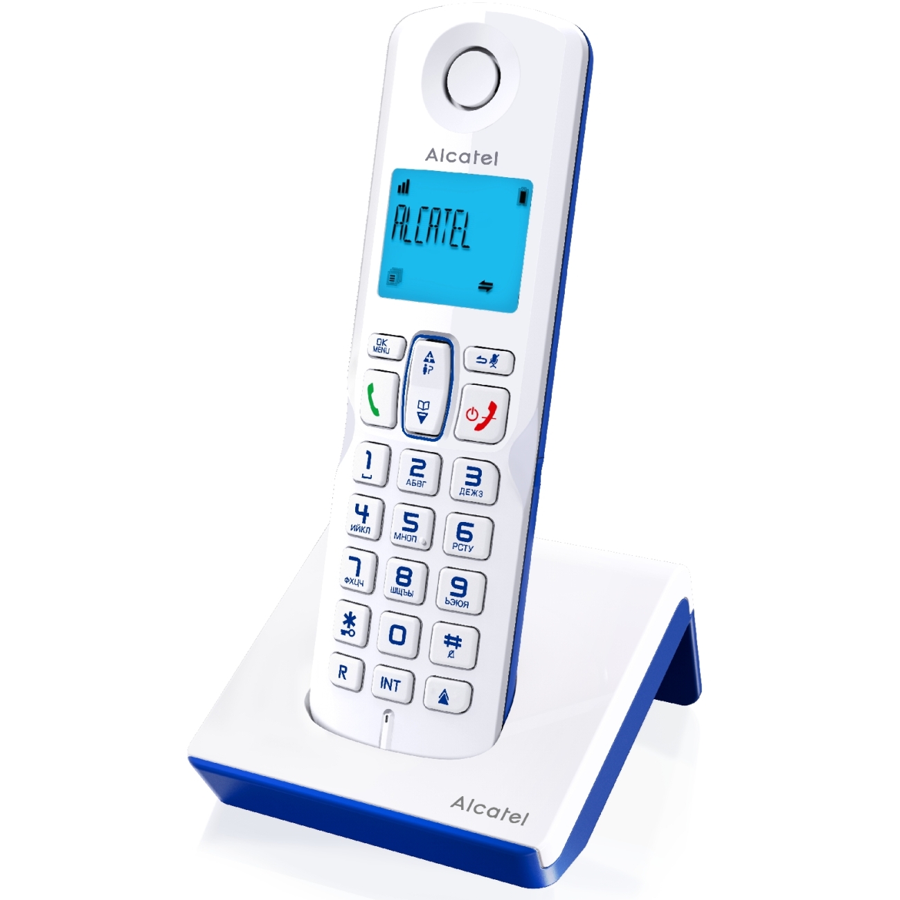 Телефон проводной Alcatel S230 RU White