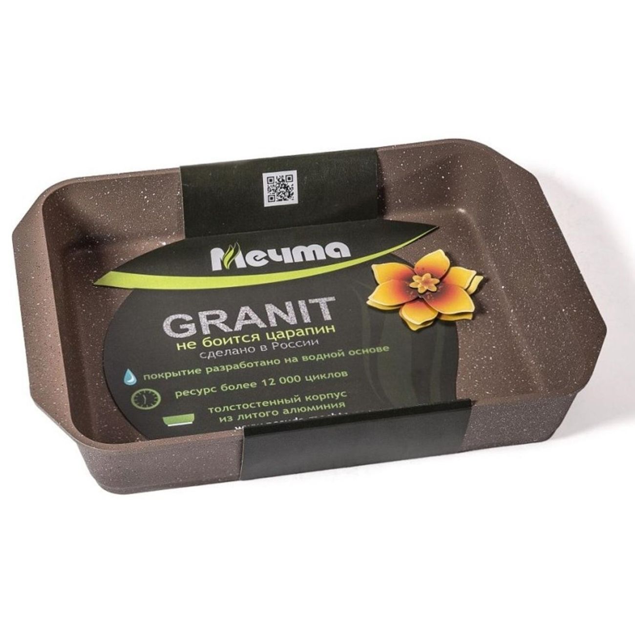 Противень Мечта Гранит Brown 33*22см (93806)