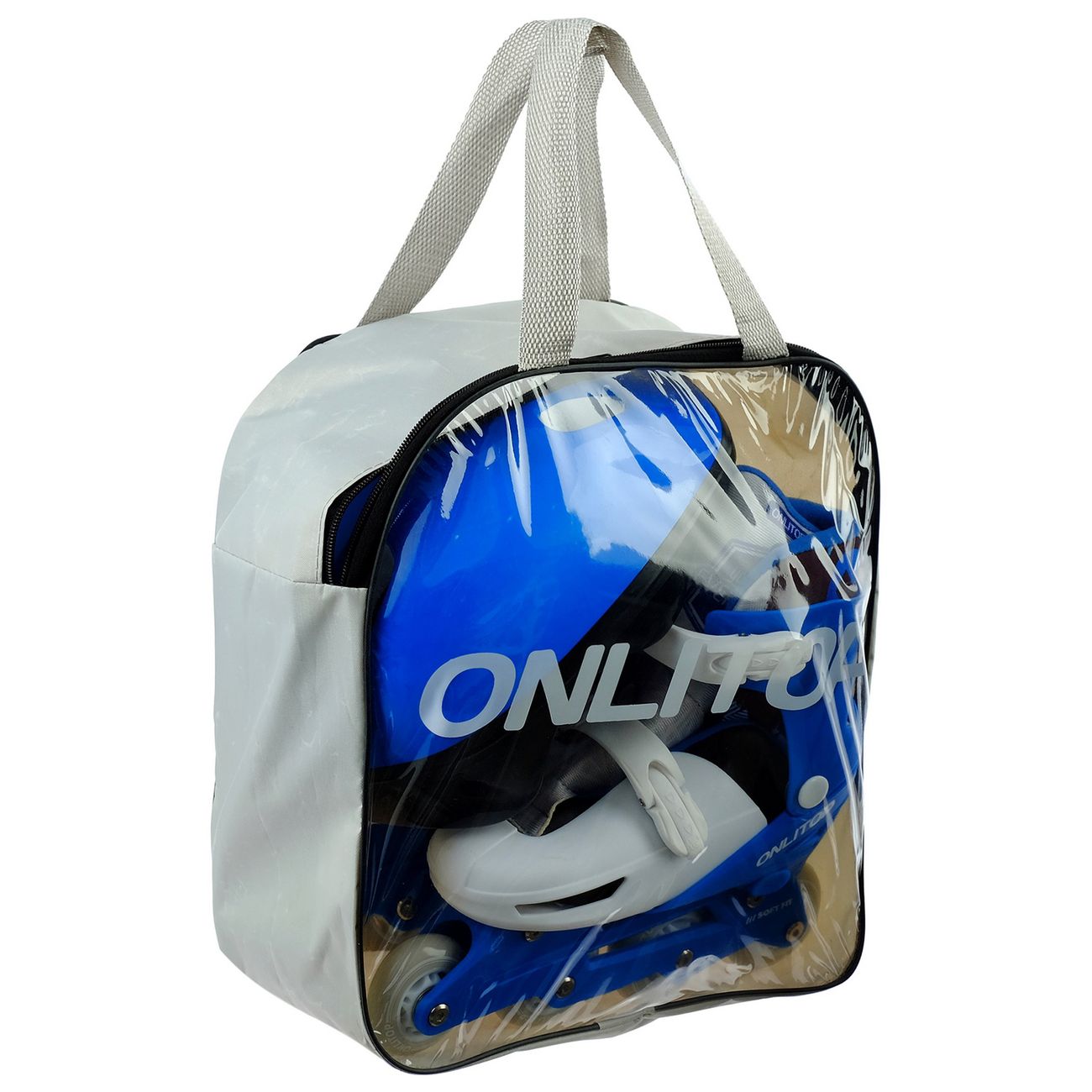 Коньки роликовые ONLITOP 4605230 р.34-37 роз./мят.(кол.64мм + комп.защиты)