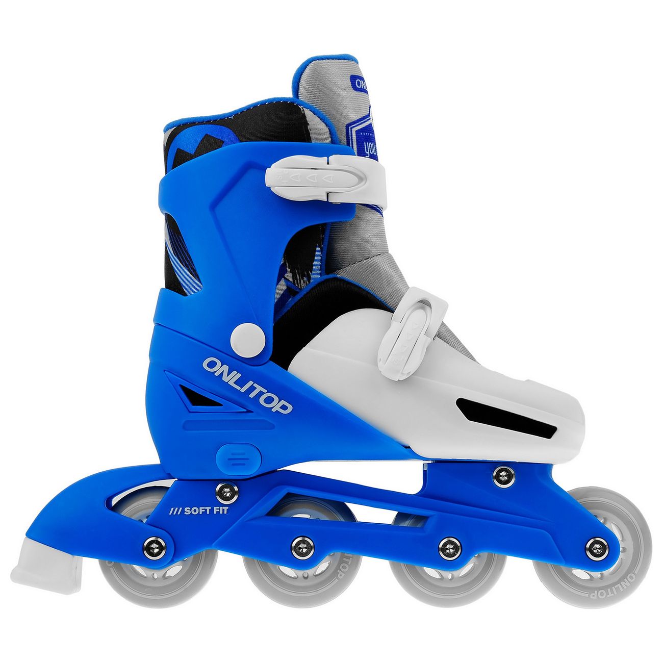 Коньки роликовые ONLITOP 4605230 р.34-37 роз./мят.(кол.64мм + комп.защиты)