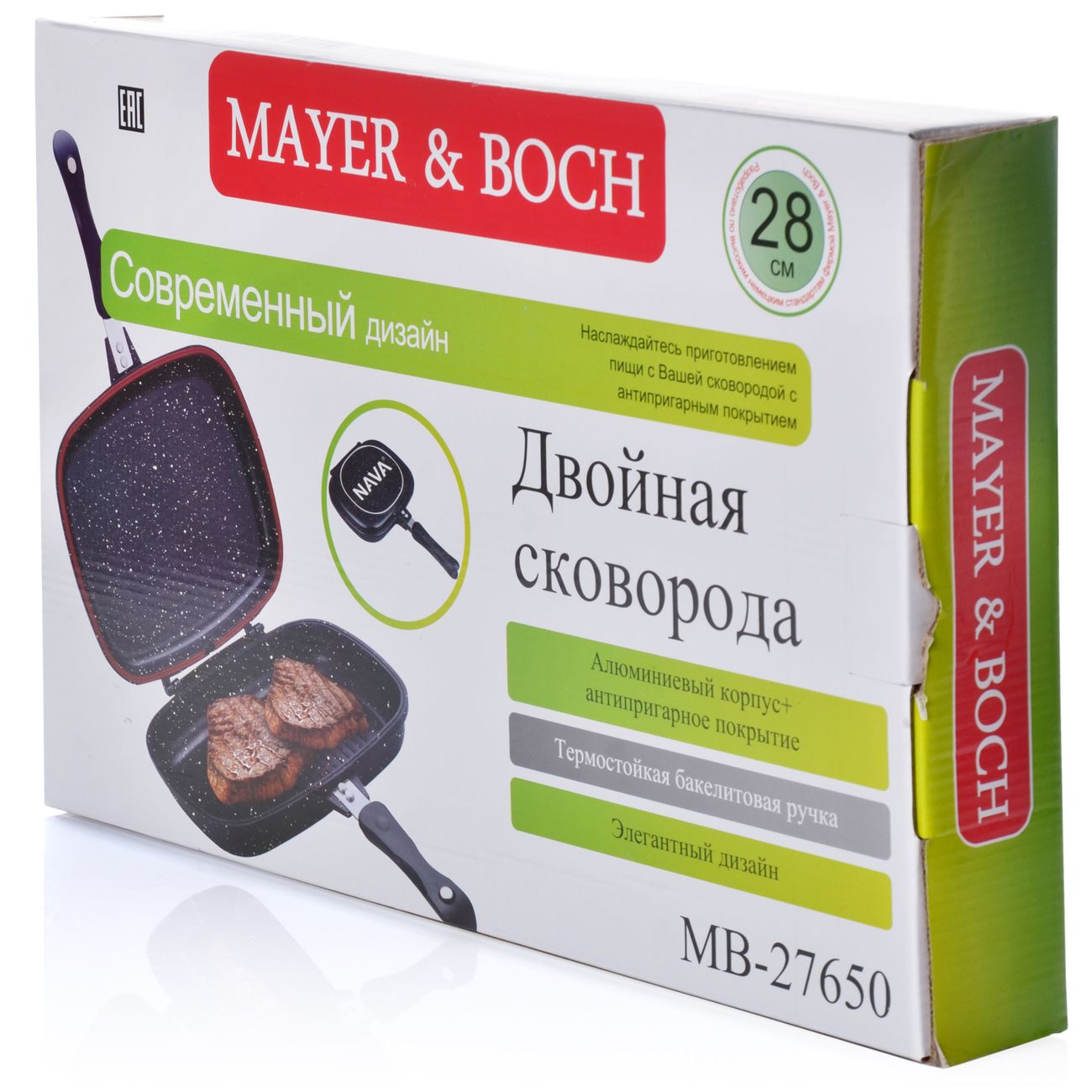 Сковорода Mayer&Boch двойная 28см (27650)