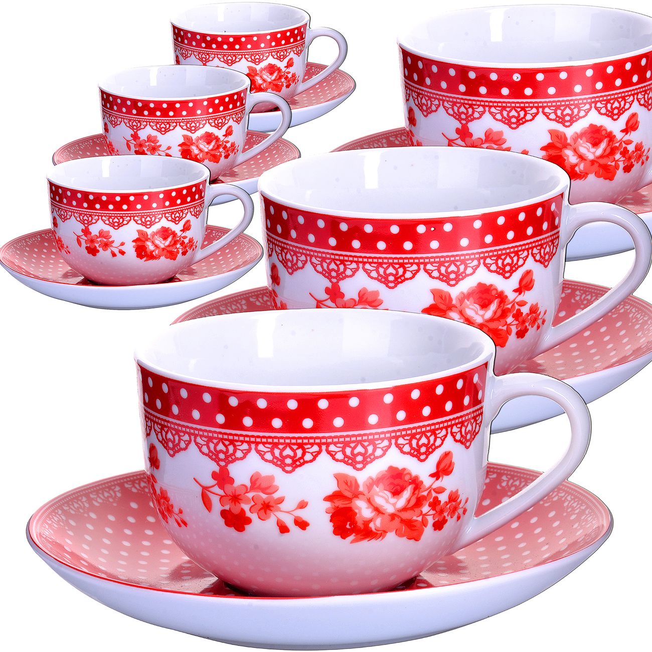 Сервиз Loraine 12пр чашка блюдце (25907)