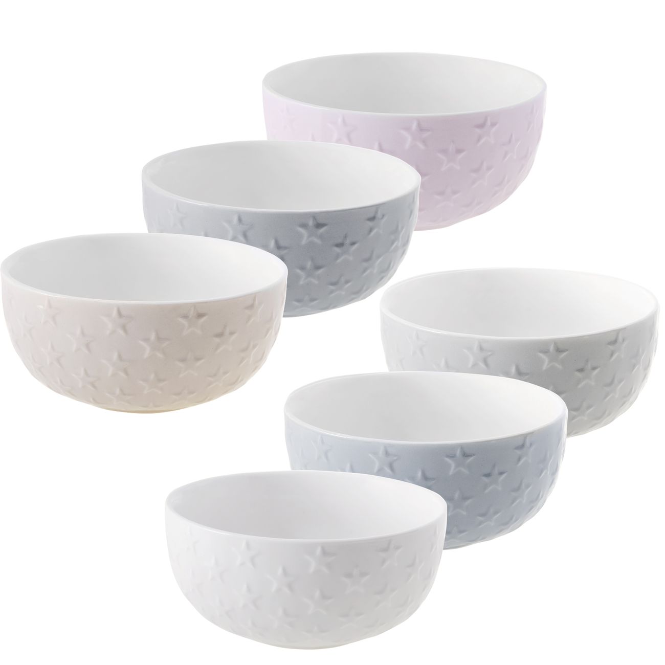 Набор салатников Loraine 6пр 550 мл (29471) фото