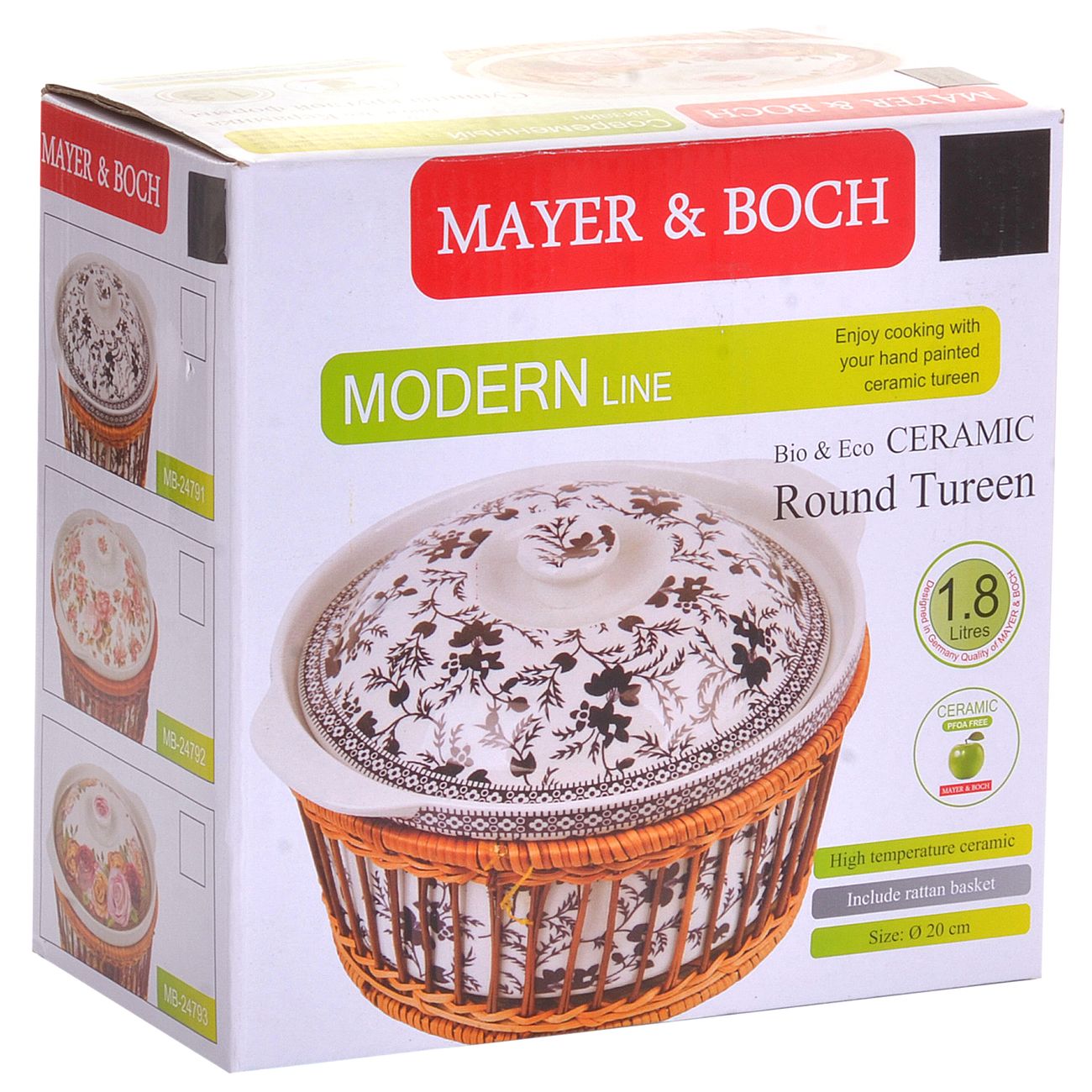 Кастрюля Mayer&Boch (1,8л) в плет.подст (24791)