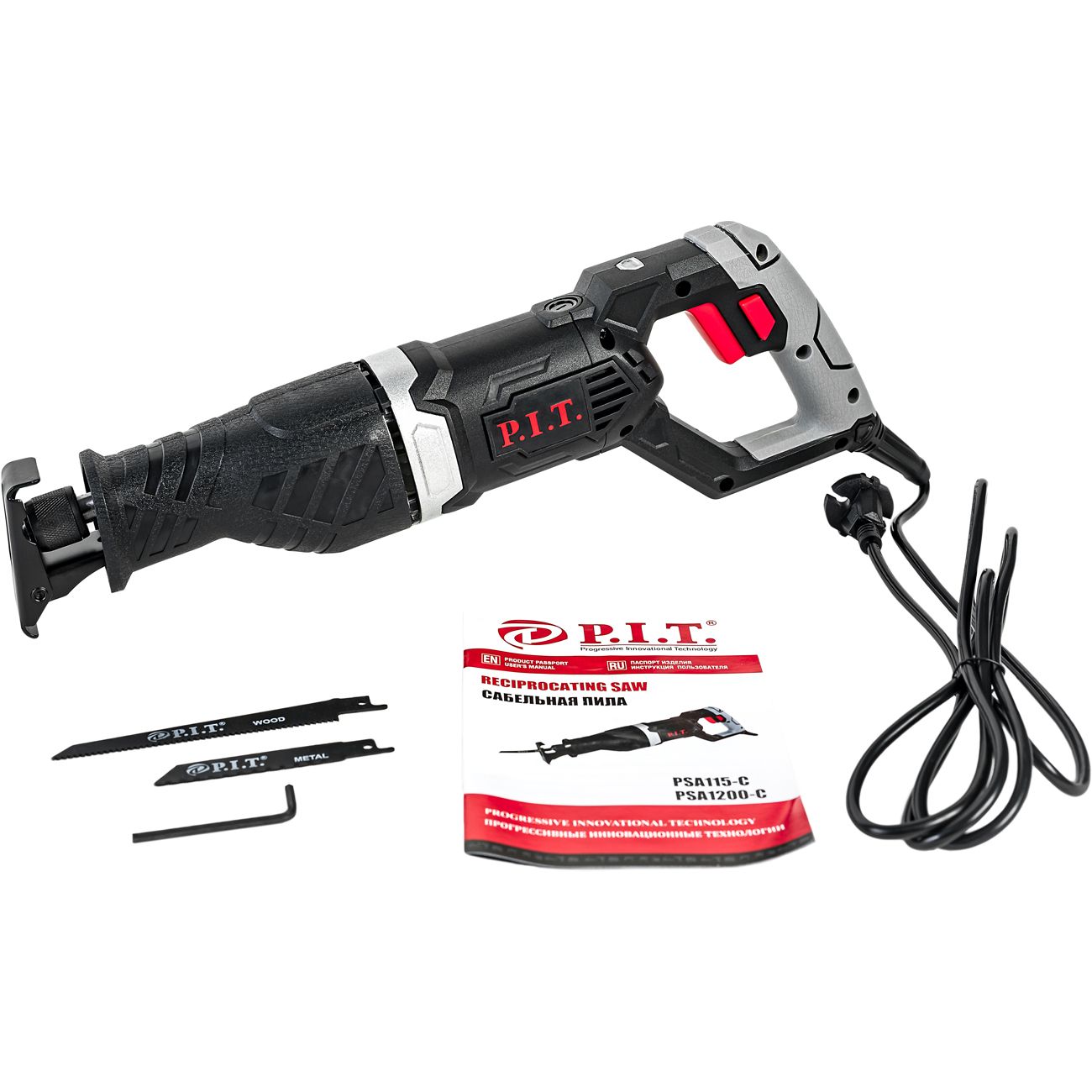 Электропила сабельная P.I.T. PSA1200-C МАСТЕР