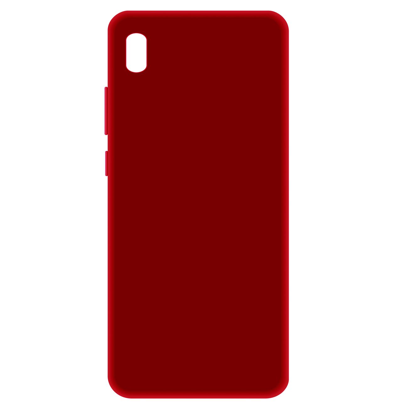 Чехол LuxCase Samsung Galaxy A02, Красный, 1,1 мм