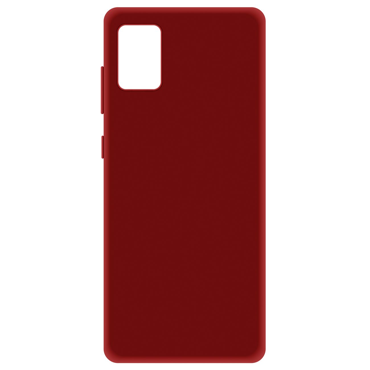 Чехол LuxCase Samsung Galaxy A51, Красный, 1,1 мм