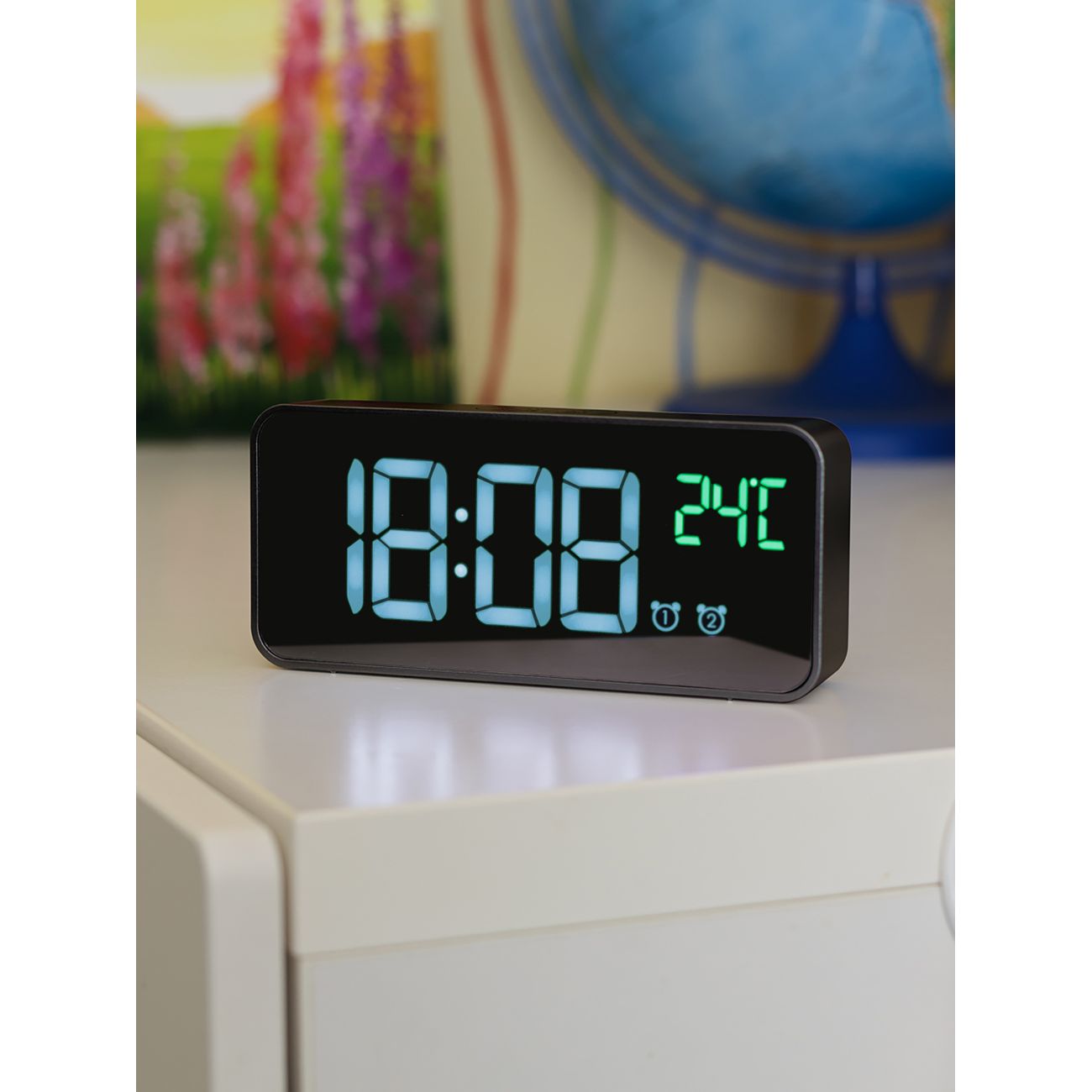 Часы настольные электронные ARTSTYLE CL-B80GR