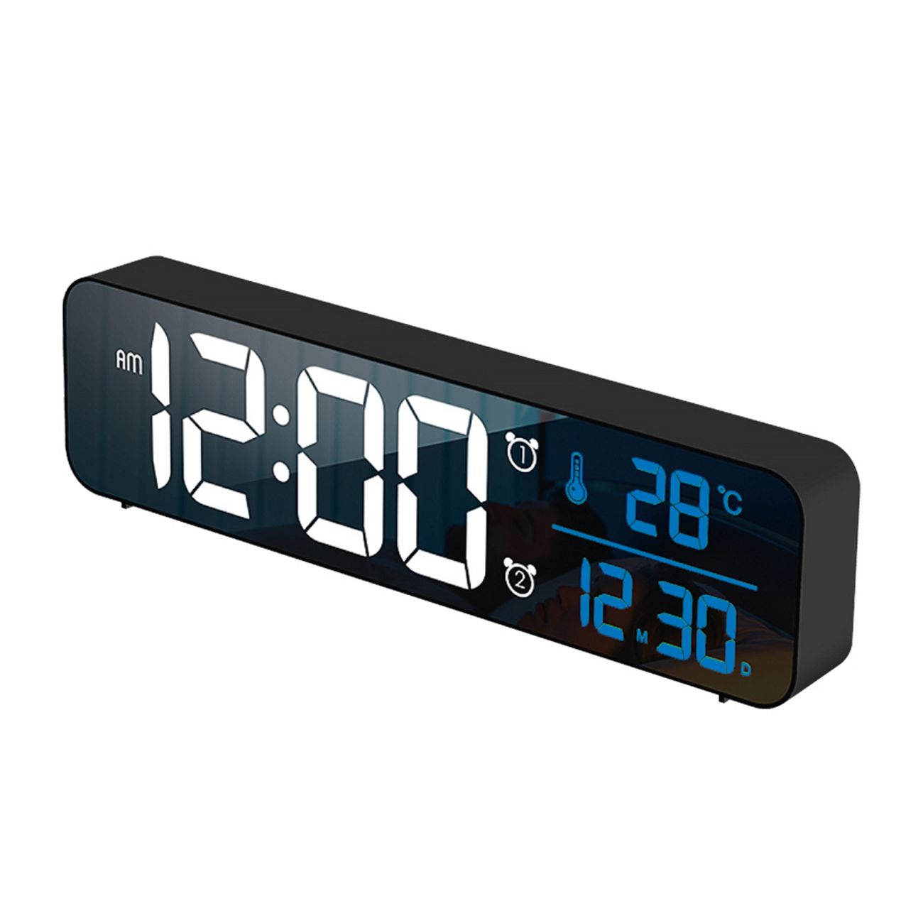 Часы настольные электронные ARTSTYLE CL-B81WBL