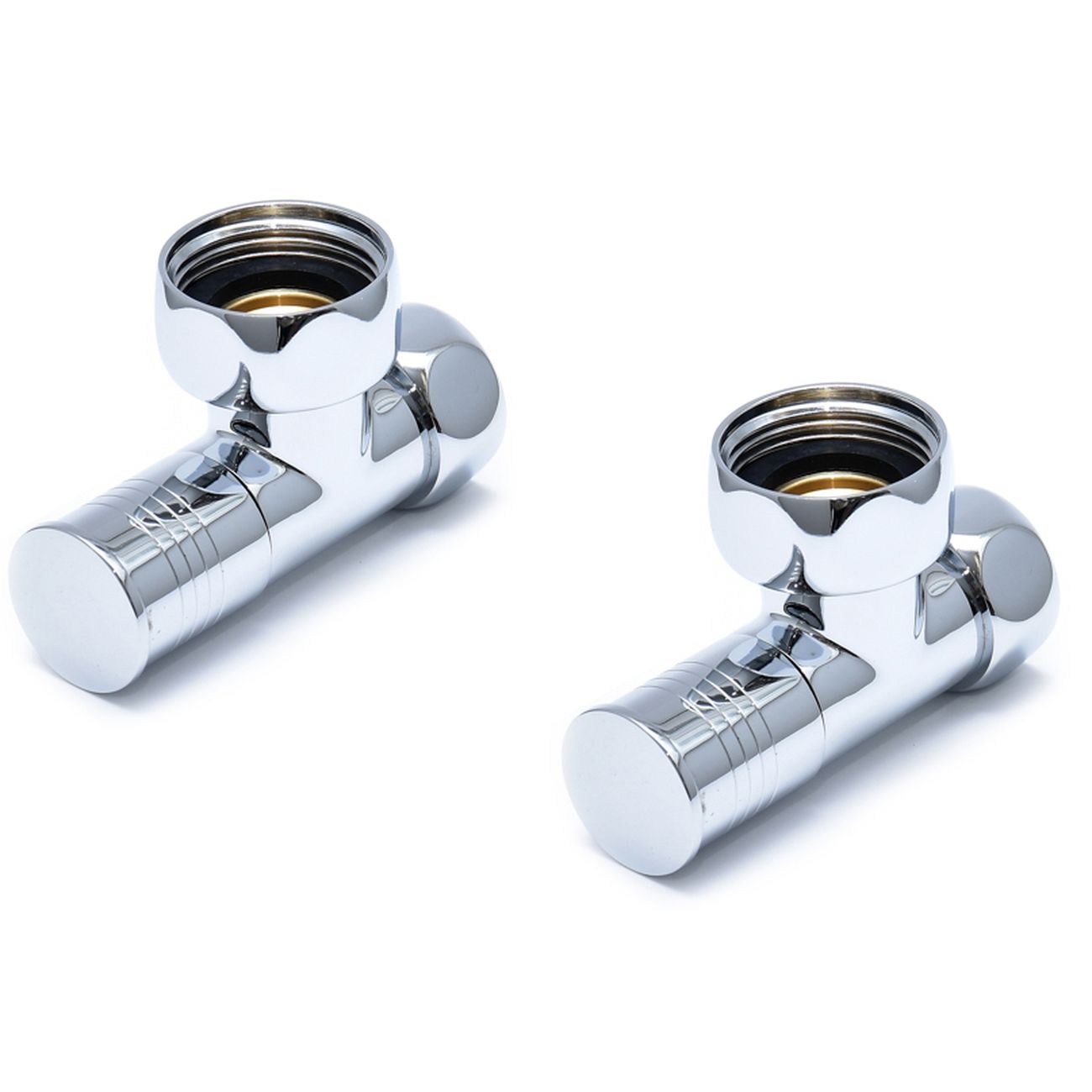 Вентиль Luxon LUX-ZZ-4707/ кругл. угловой г/г 1''х3/4'' (пара)