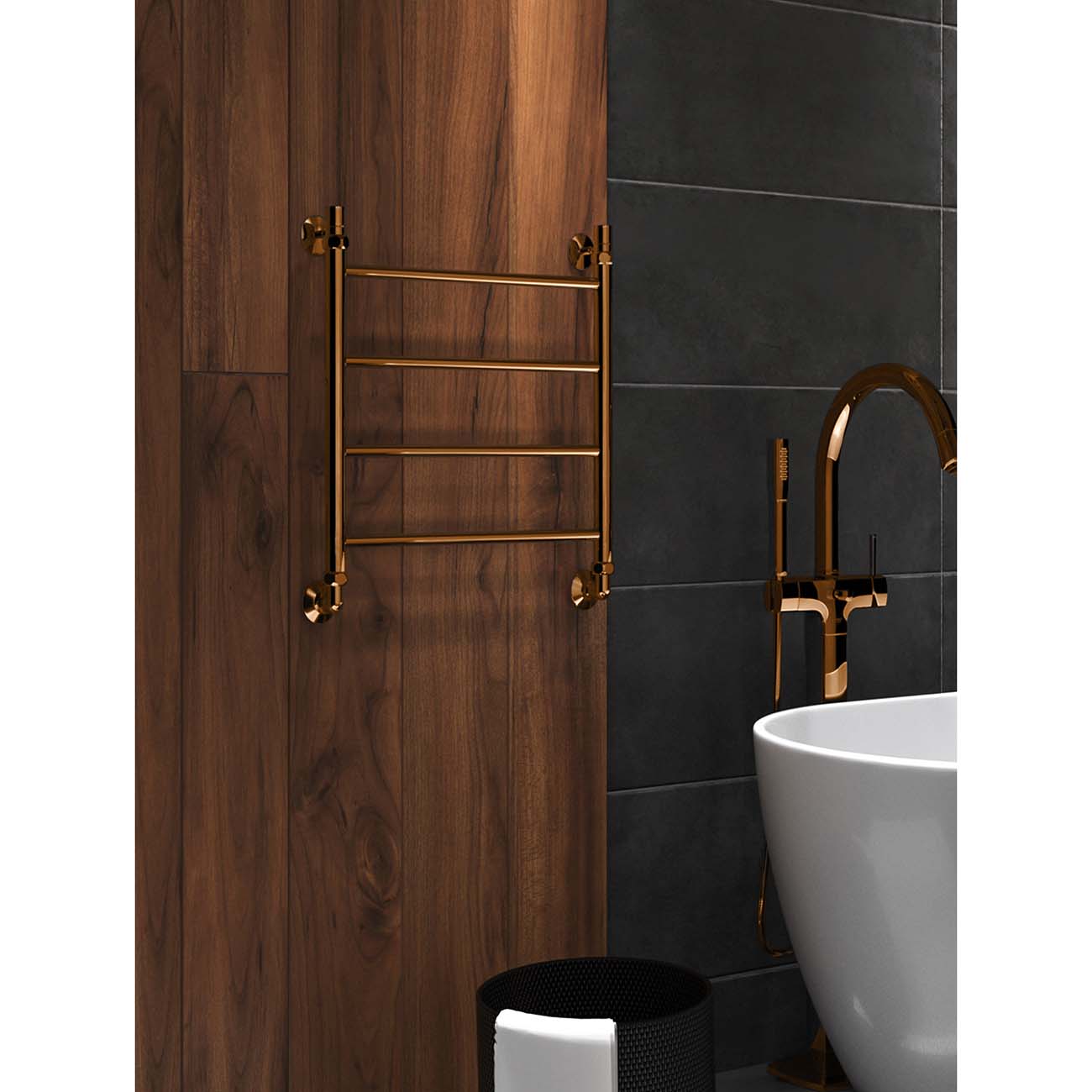 Полотенцесушитель водяной Indigo Line LLW60-50GDK3, золотистый