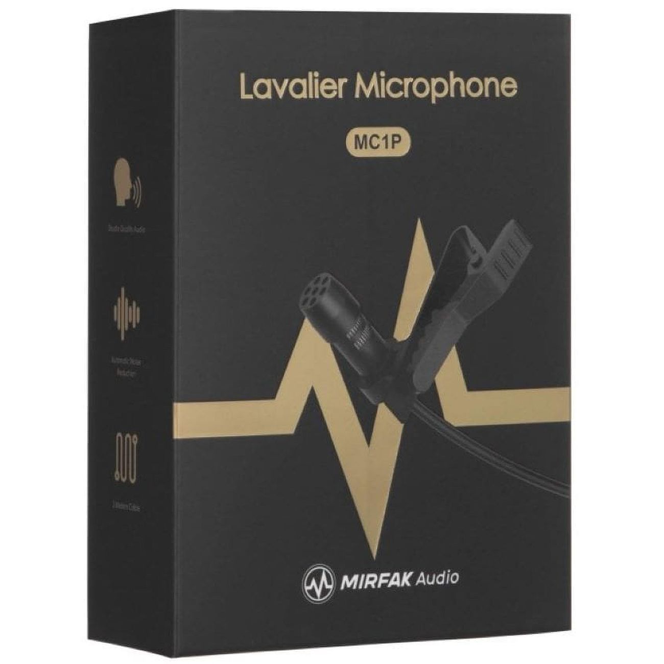 Микрофон петличный Mirfak MC1P 3.5mm для камер и смартфонов