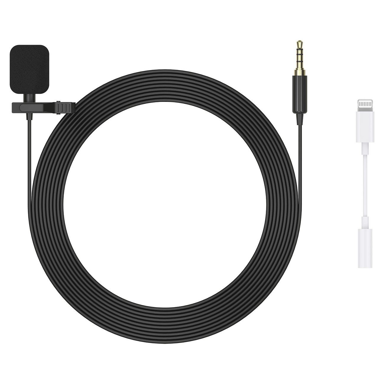 Микрофон петличный Mirfak MC1P Lightning MFI для смартфонов