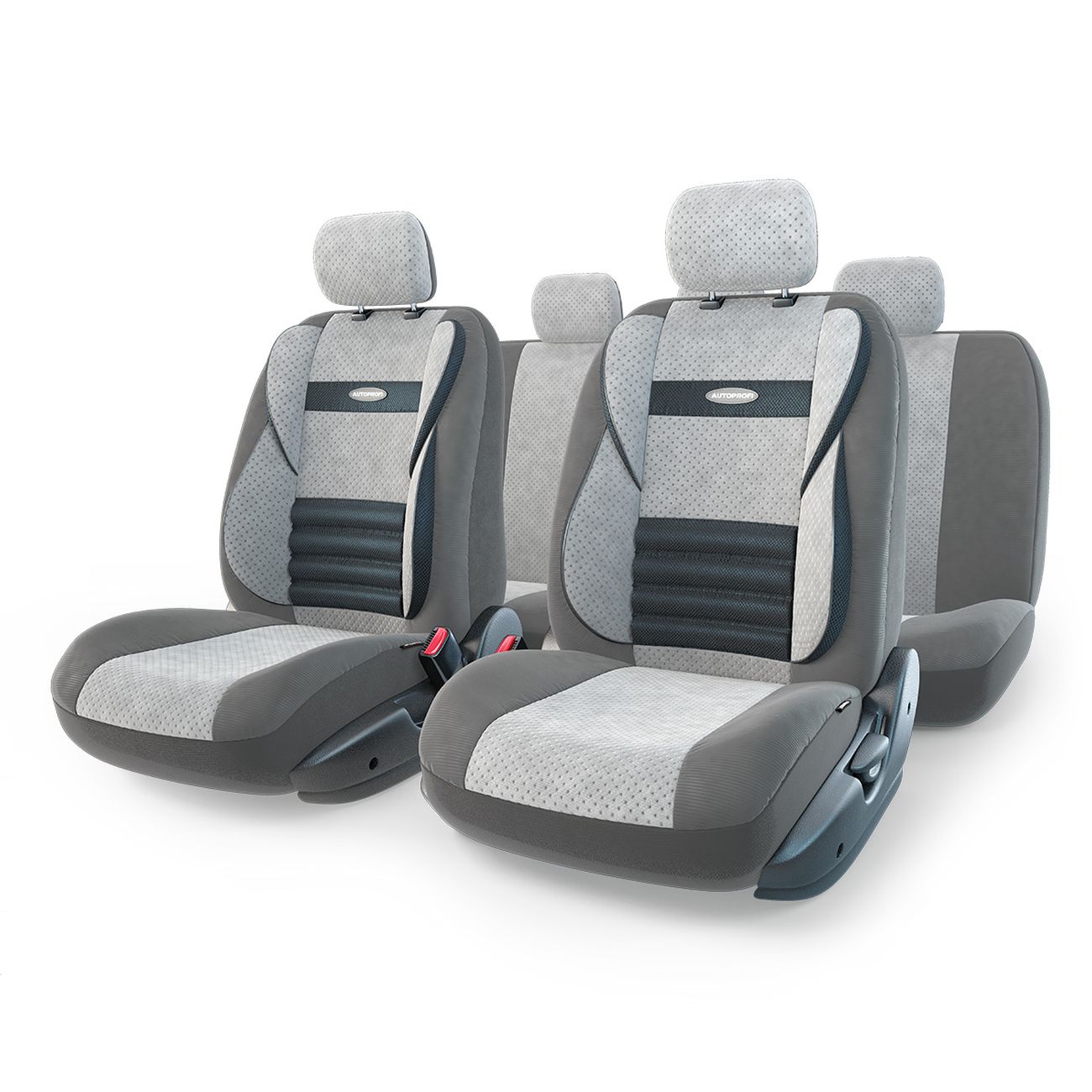 Чехлы на сиденья AutoProfi CMB-1105D.GY/L.GY