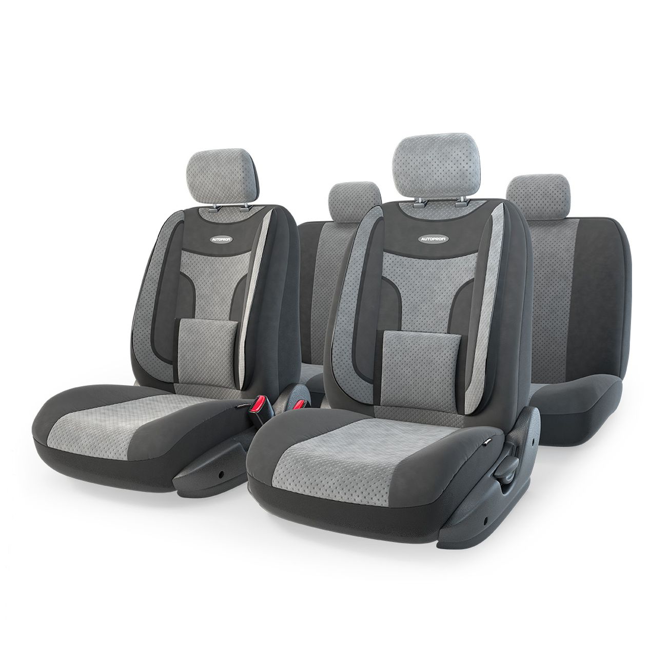 Чехлы на сиденья AutoProfi ECO-1105 BK/D.GY
