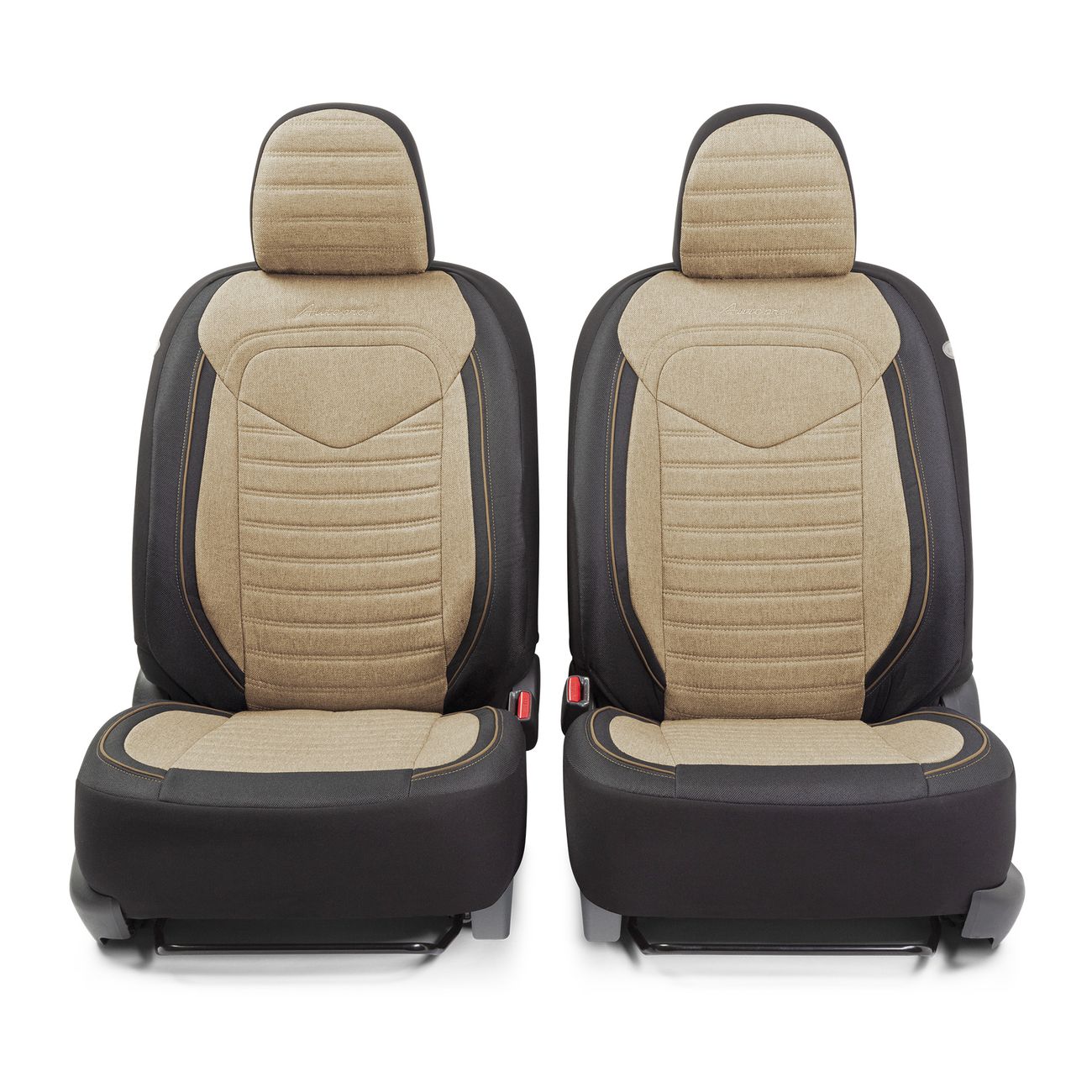 Чехлы на сиденья AutoProfi лён LIN-1505 BK/BE