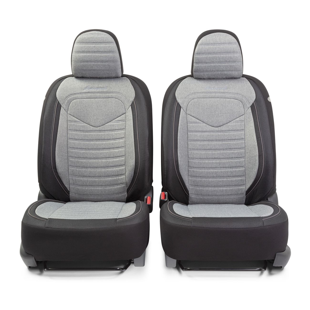 Чехлы на сиденья AutoProfi на сиденья LINEN, лён LIN-1505 BK/L.GY