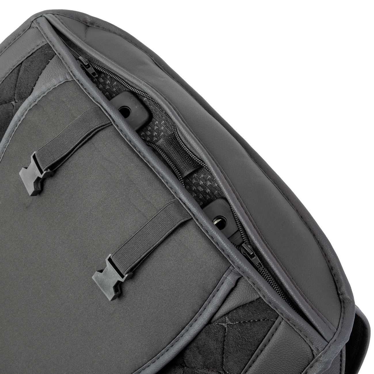 Накидка на сидение CarPerformance 3D на перед.сидения 2 шт.экокожа (CUS-3044 BK/BK)