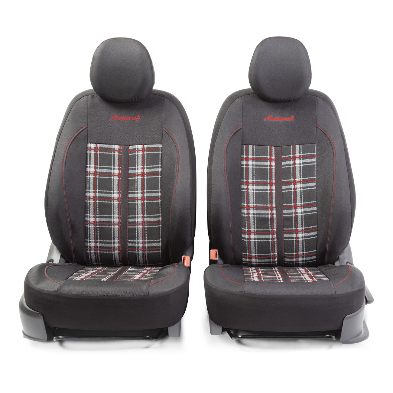 Чехол AutoProfi Polo GTi, GTI-1102 BK/GY/RD