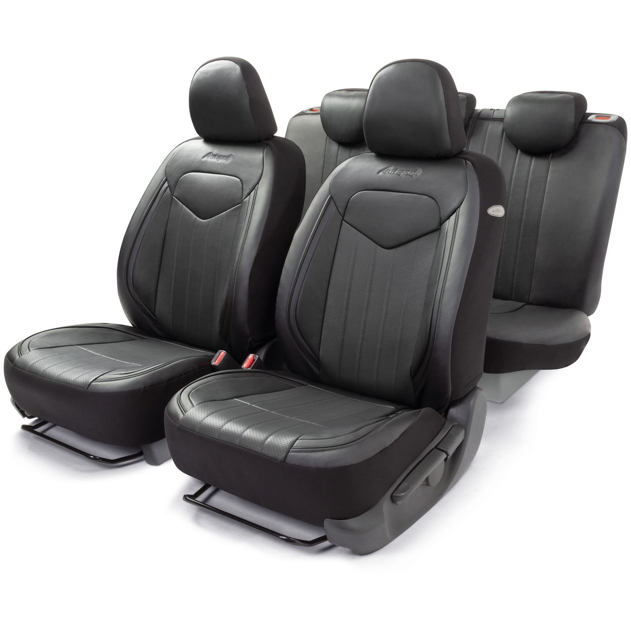 Чехол AutoProfi SIGNATURE, кожа SGN-1505GF BK/BK