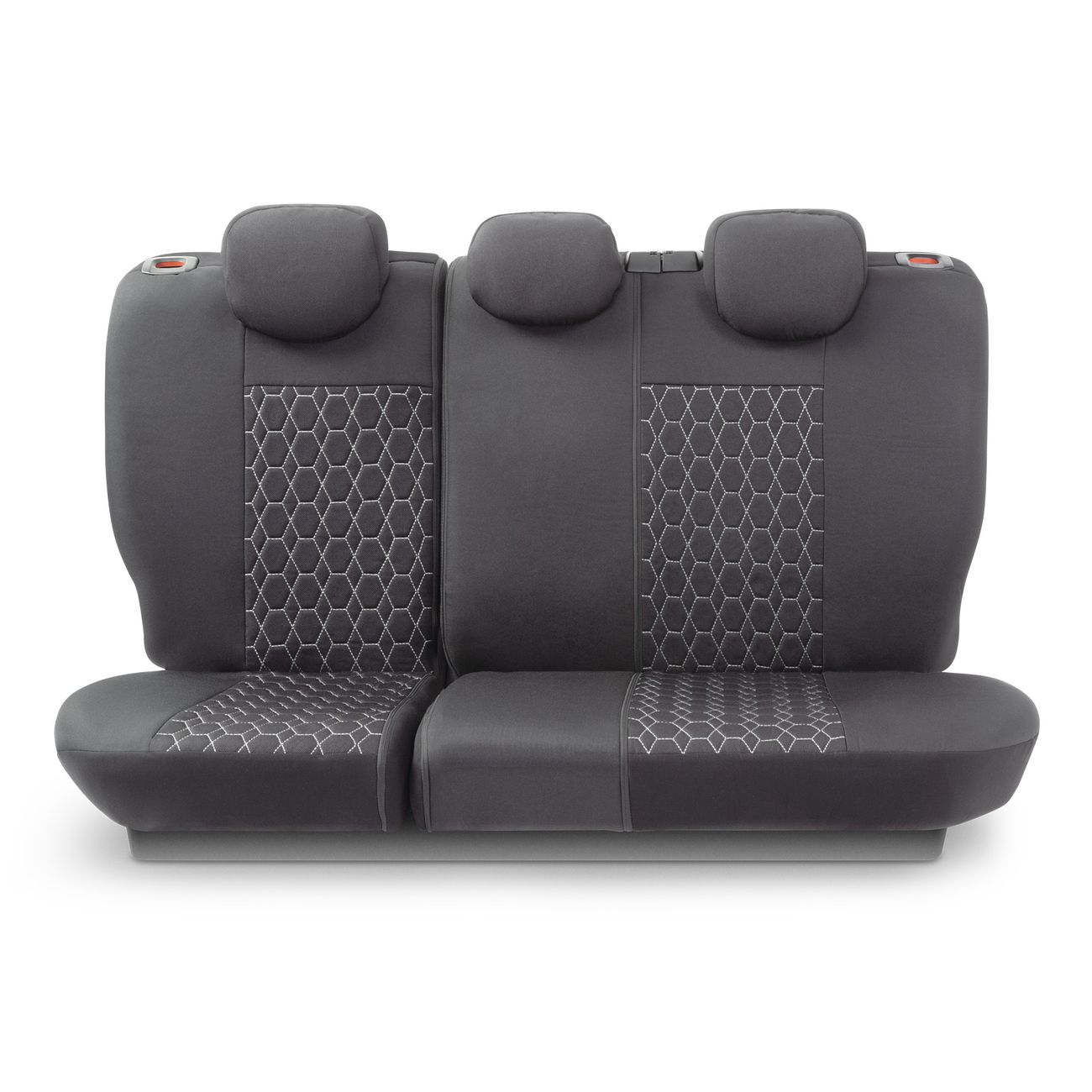 Чехол AutoProfi VERONA, лён VER-1505 BK/WH