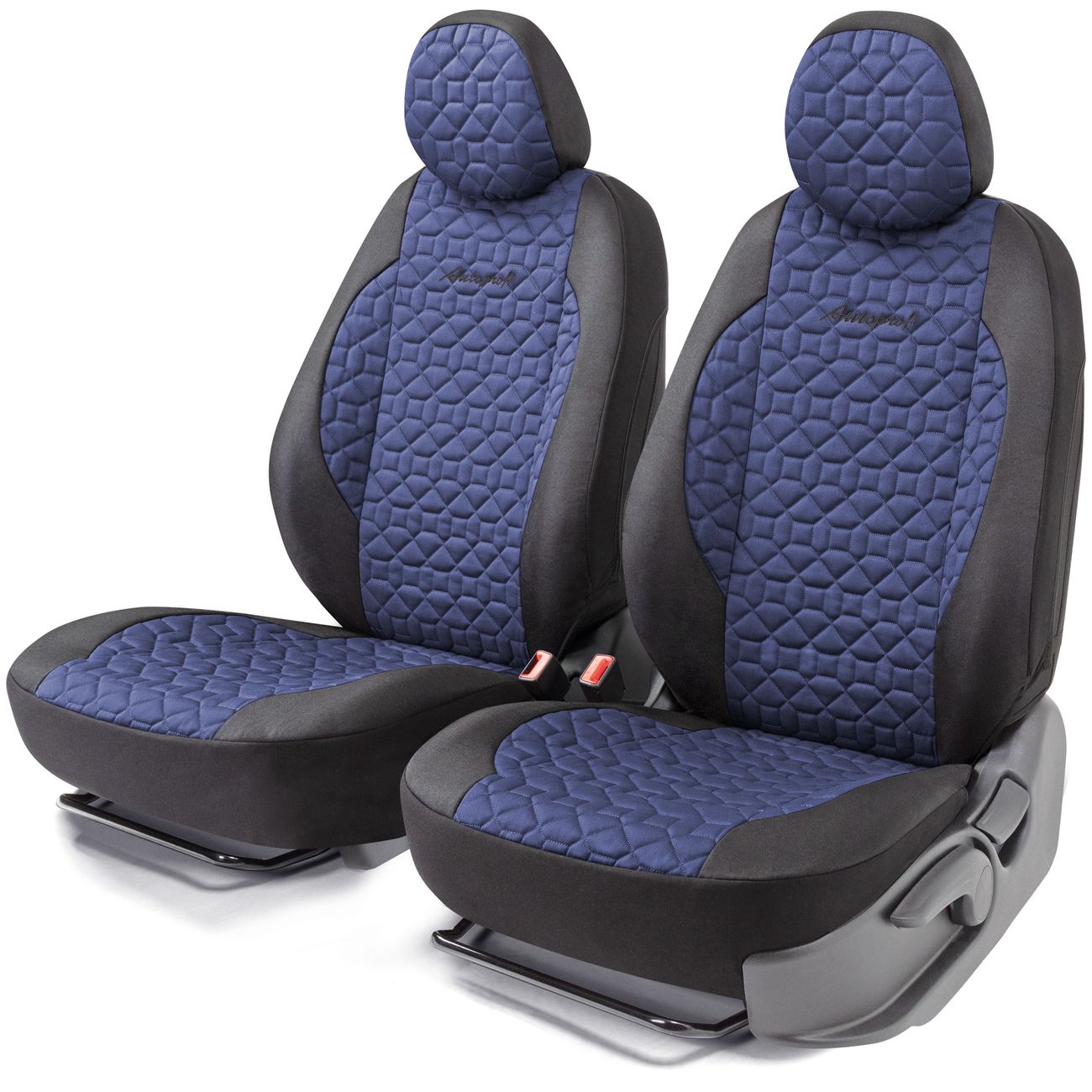 Чехол AutoProfi SOFT, хлопок SFT-0405 BK/D.BL