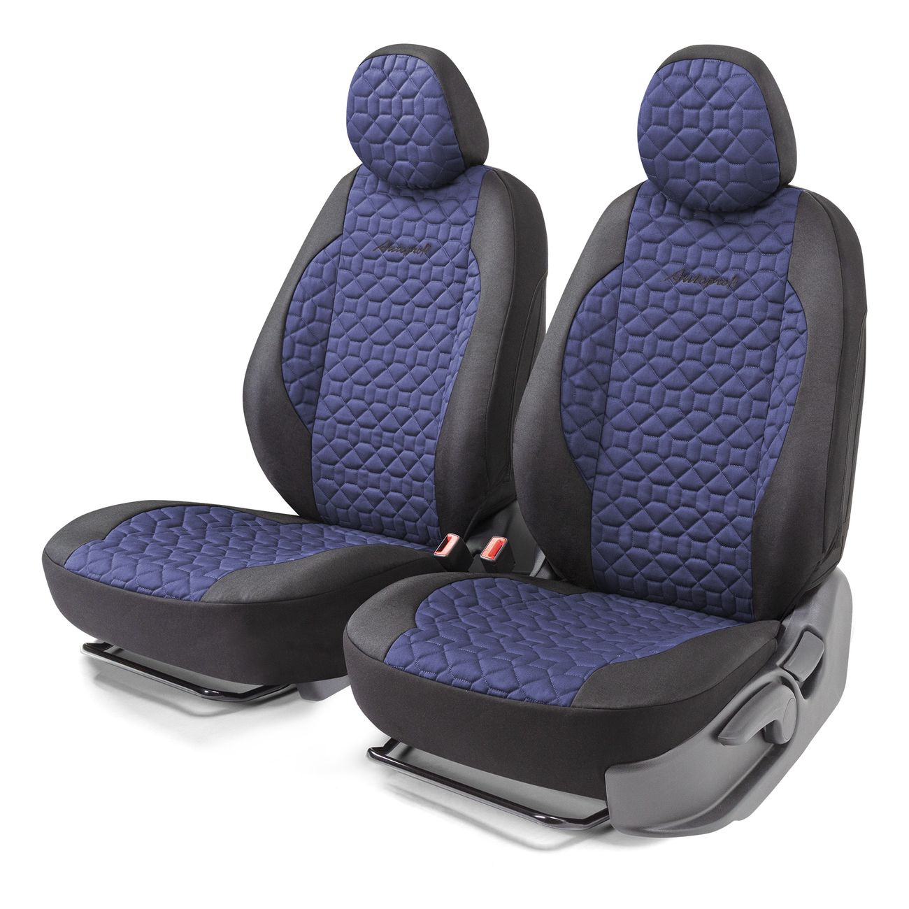 Чехол AutoProfi SOFT, хлопок SFT-0405 BK/D.BL