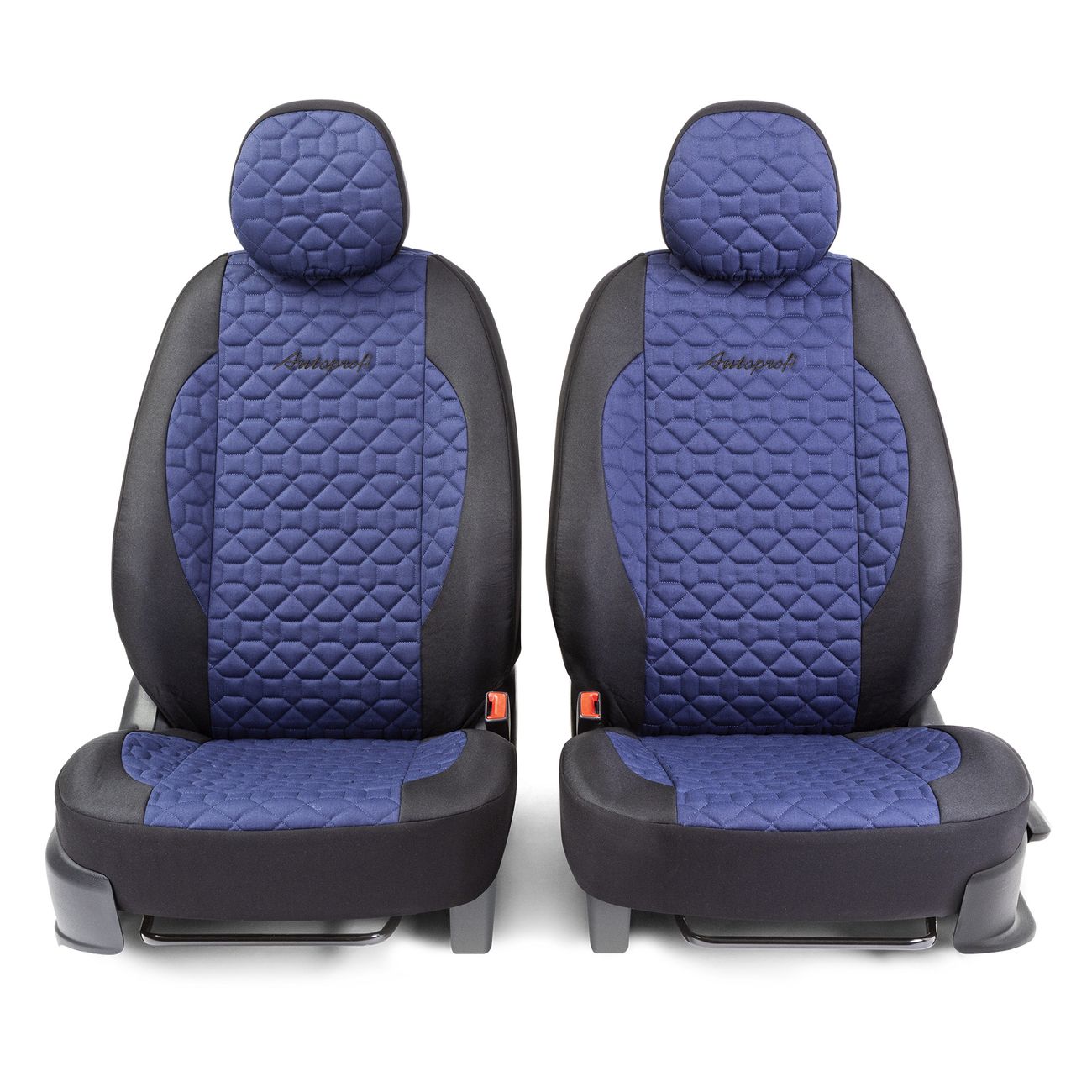 Чехол AutoProfi SOFT, хлопок SFT-0405 BK/D.BL