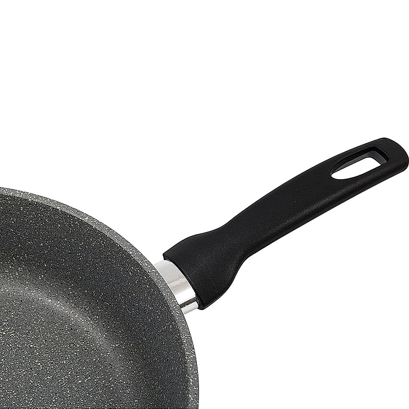 Сковорода InHome Мрамор 20см, с крышкой (IN20K/MR04)