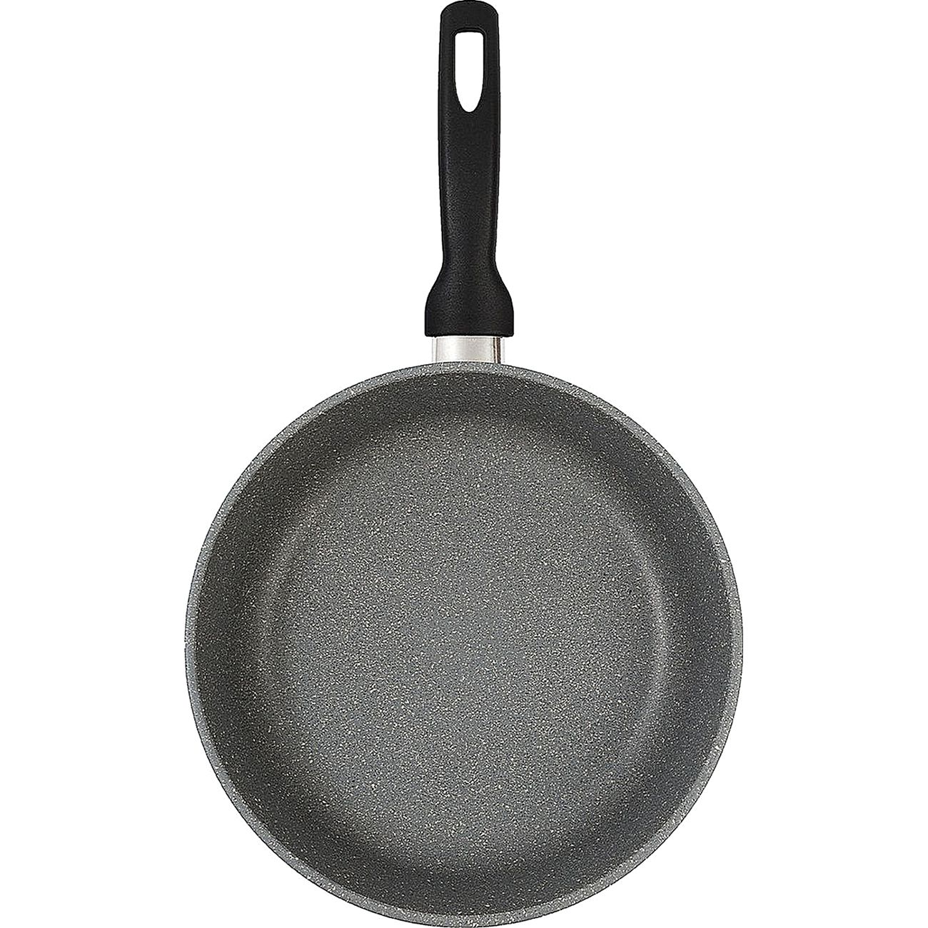 Сковорода InHome Мрамор 24см, с крышкой (IN24K/MR04)