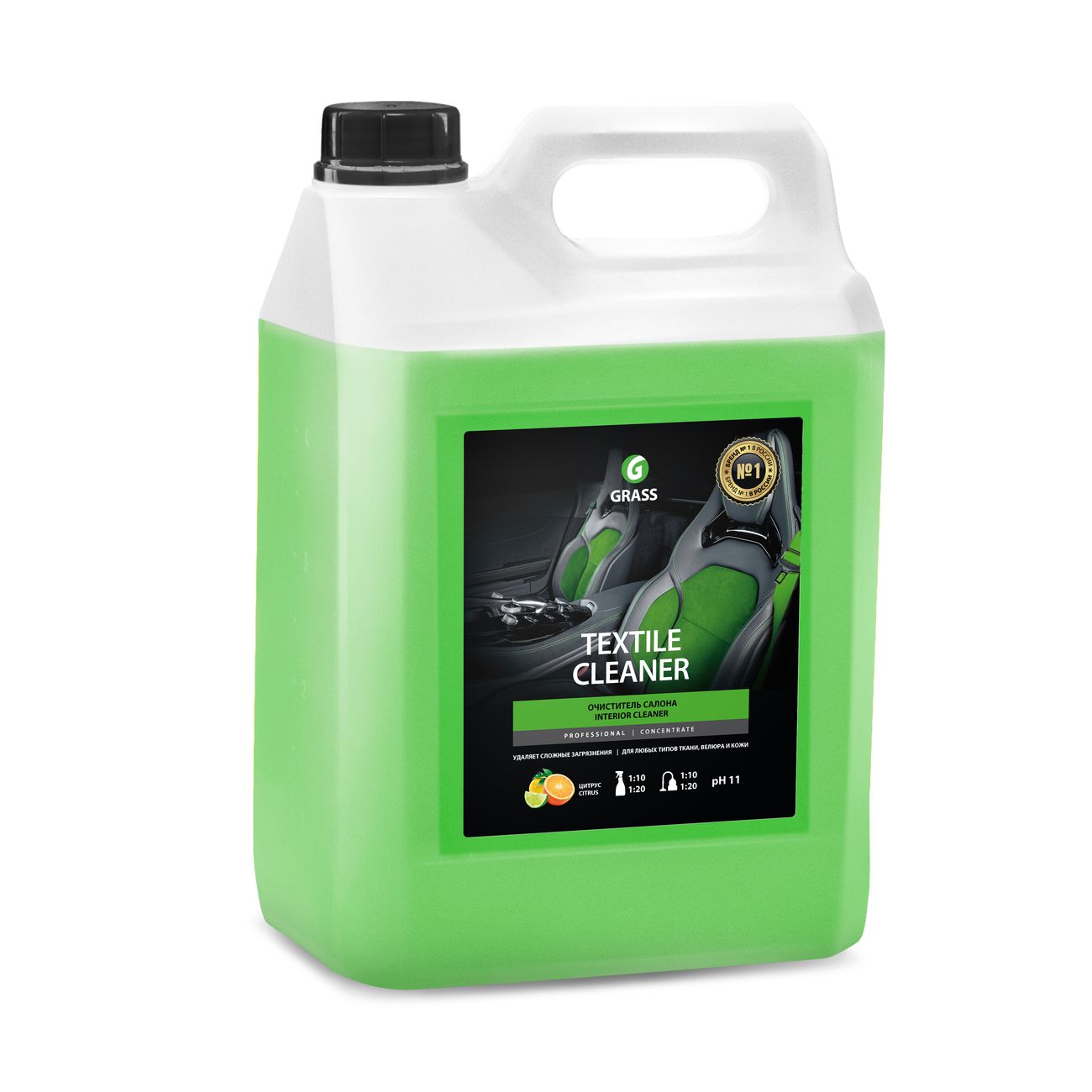 Очиститель салона Grass Textile cleaner, 5,4кг (125228)