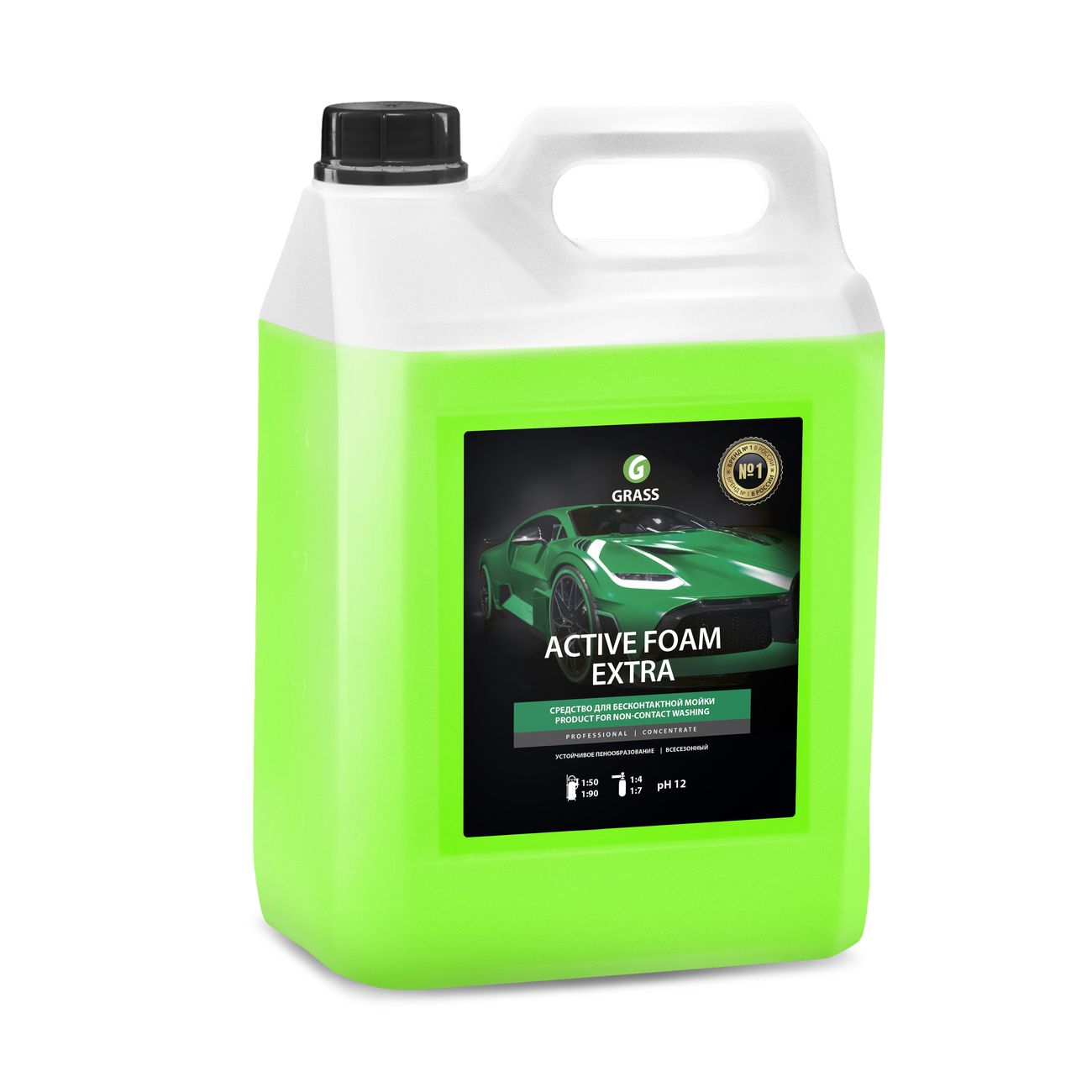 Шампунь для автомобиля Grass Active Foam Extra, 6кг (700105)