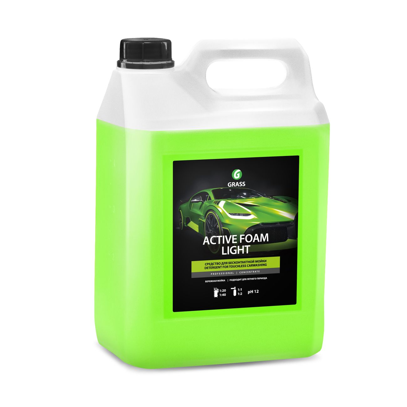 Шампунь для автомобиля Grass Active Foam Light, 5кг (132101)