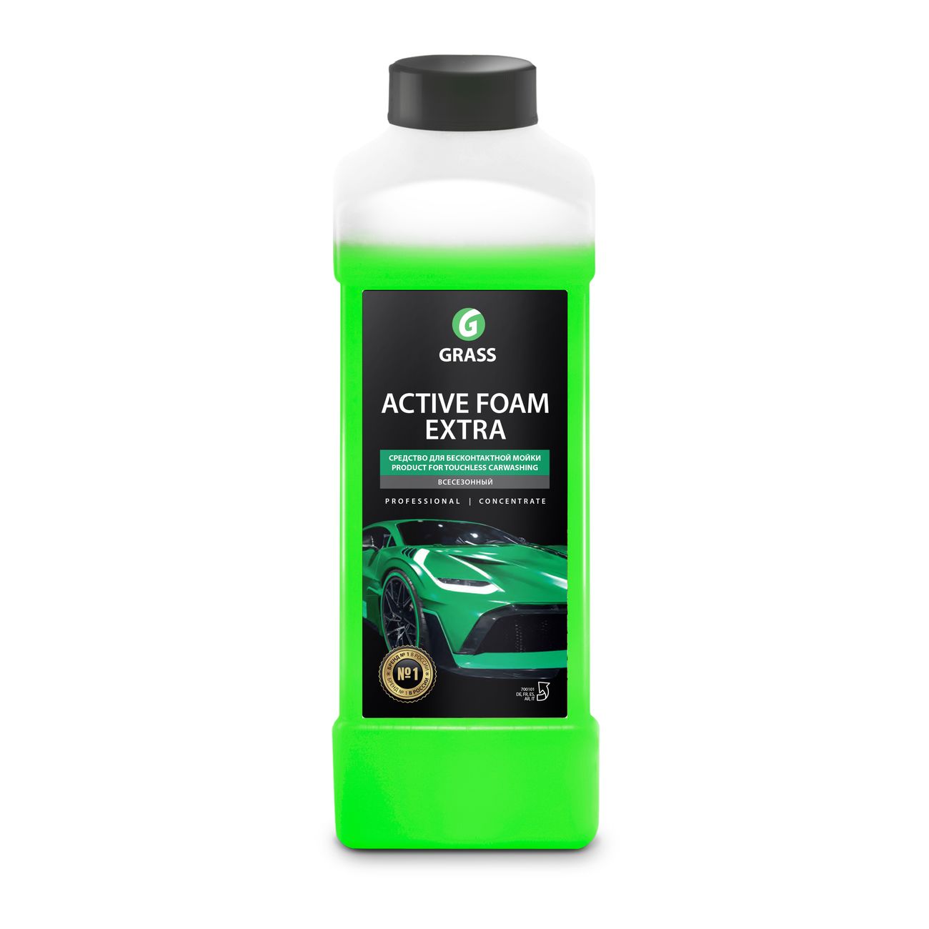 Автошампунь Grass Active Foam Extra, 1л (700101)