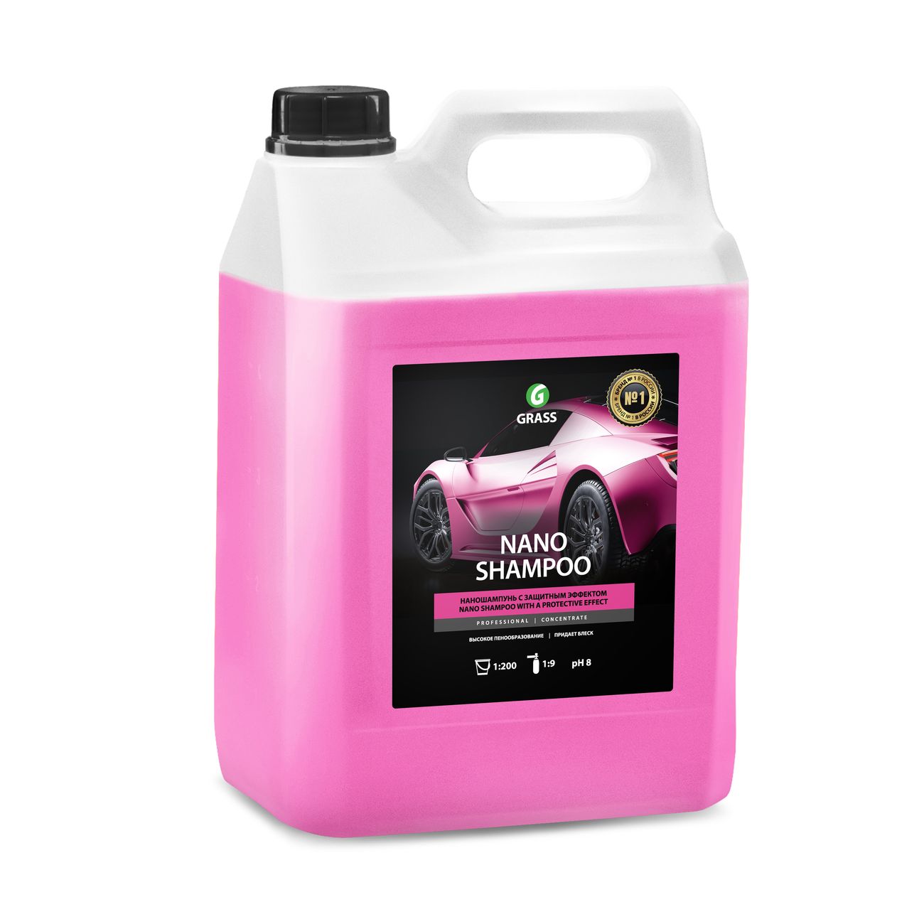 Автошампунь Grass Nano Shampoo, 5кг (136102)